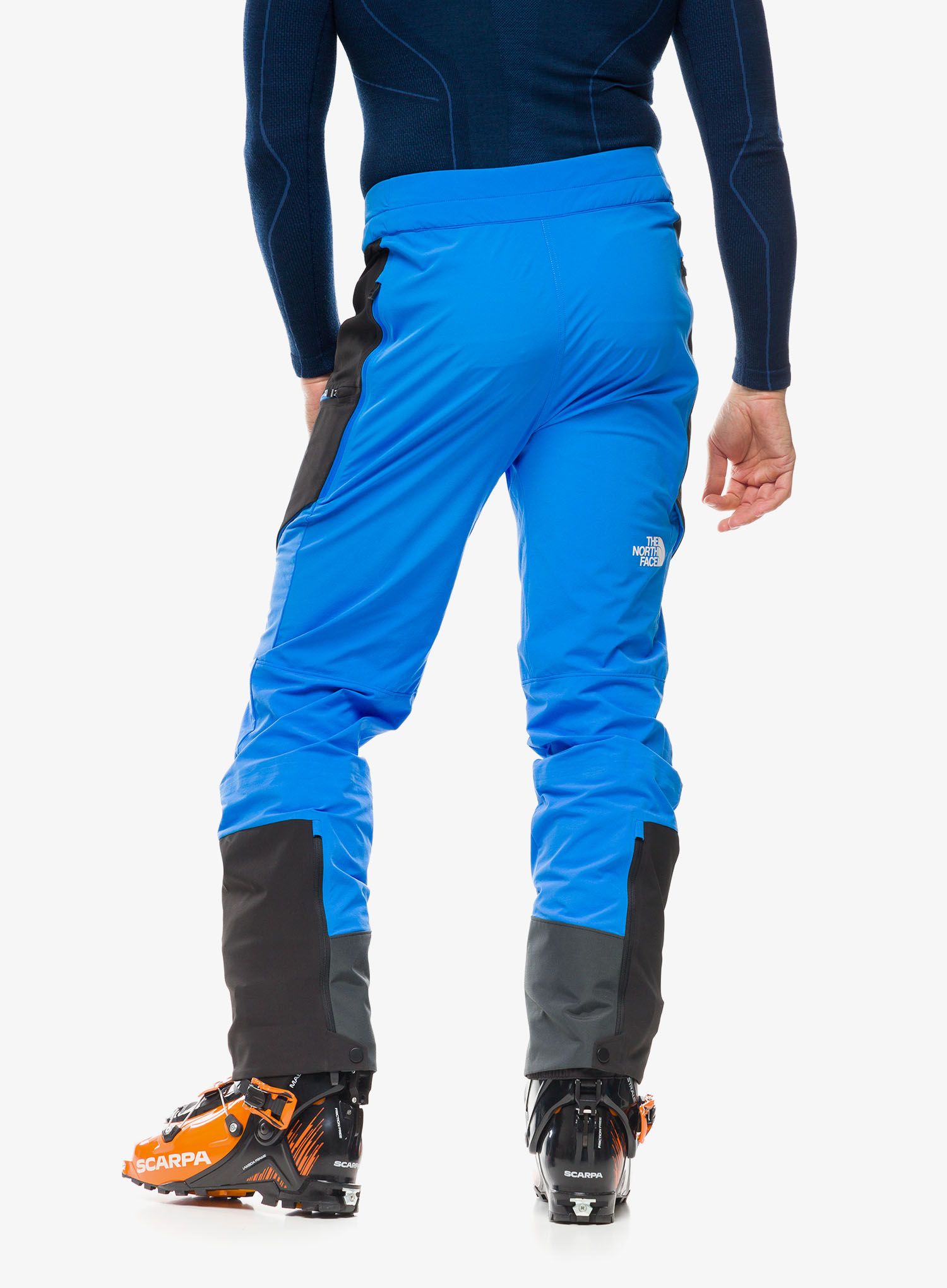 Hlače za turno smučanje The North Face Dawn Turn Hybrid Pant - optic blue/black