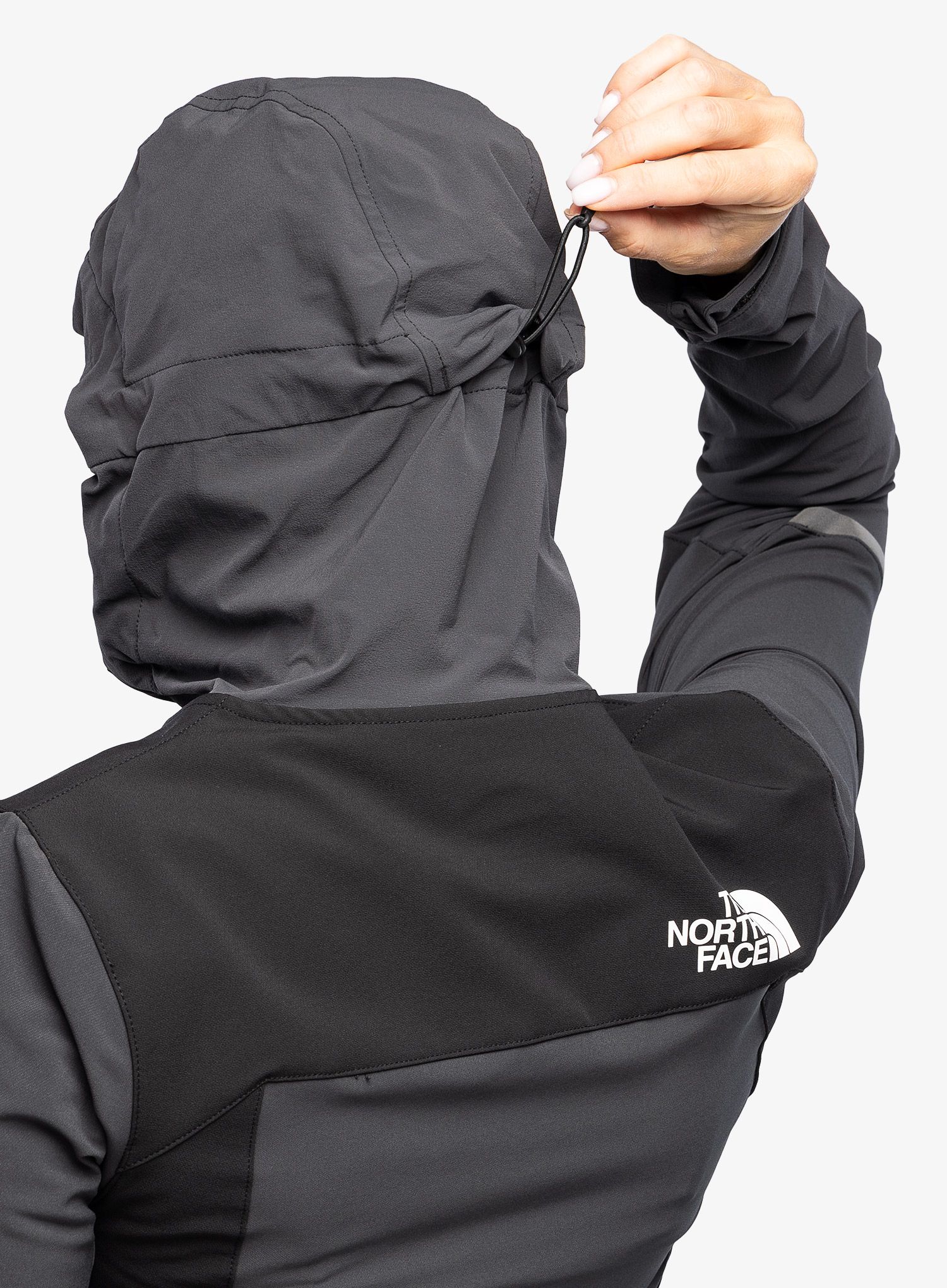 Ženski softshell The North Face Dawn Turn Hybrid Softshell Jacket - grey/black