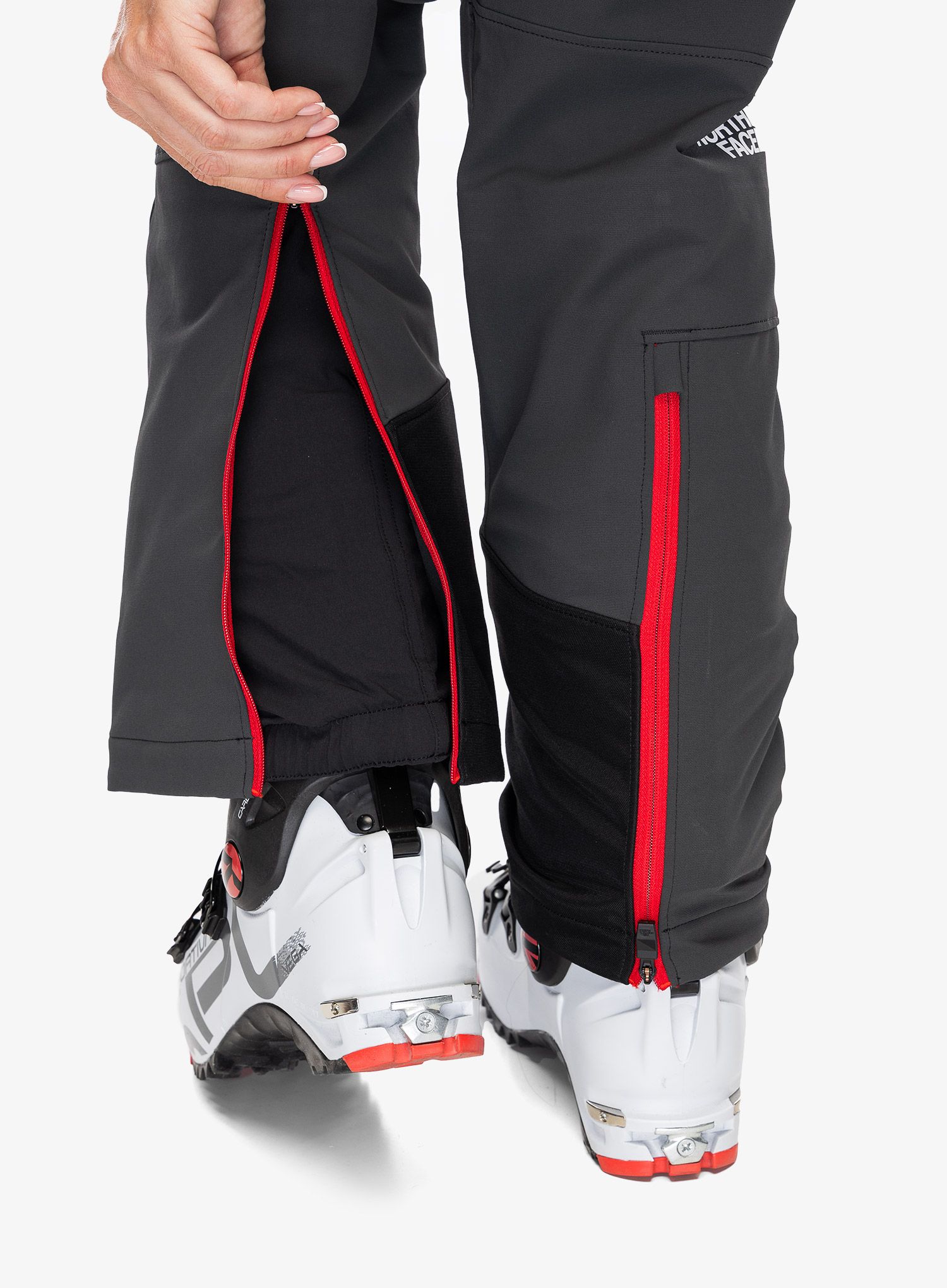 Ženske turno smučarske hlače The North Face Dawn Turn Warm Pant - asphalt grey/tnf black