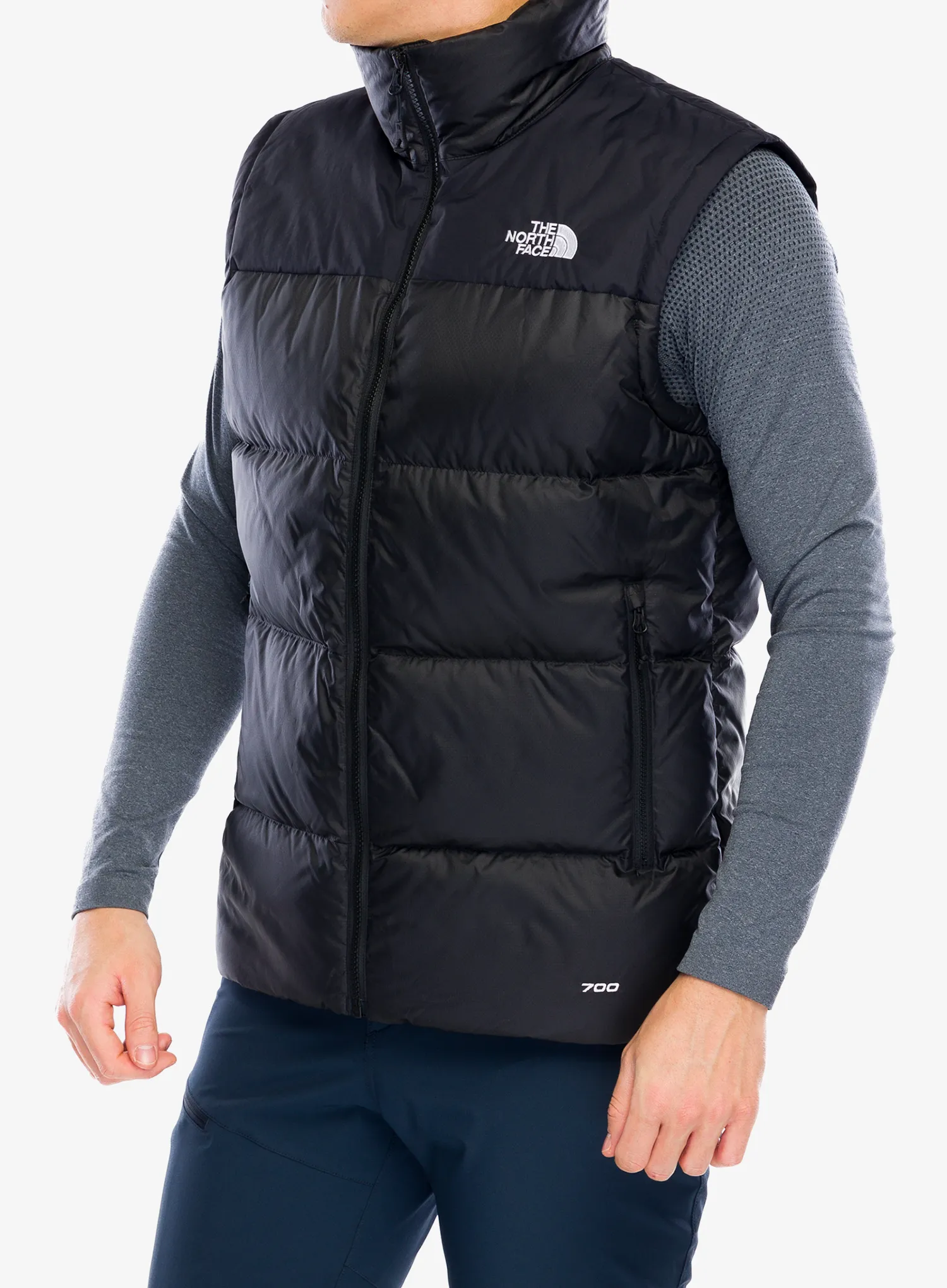 Puhasti brezrokavnik The North Face Diablo Down 2.0 Vest - tnf black heather/tnf black
