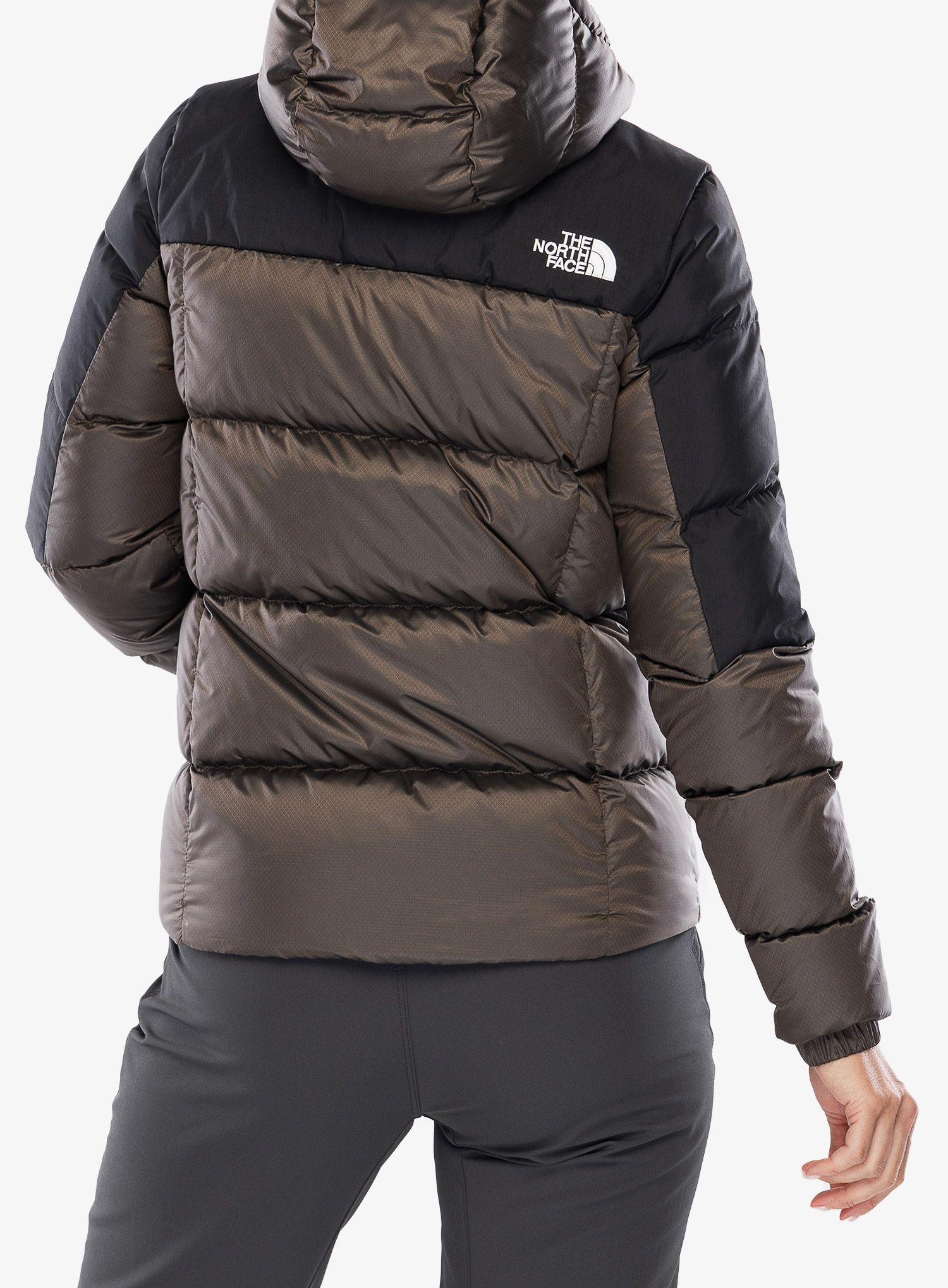 Ženska puhovka The North Face Diablo Down 2.0 Hoodie - smokey brown black heat