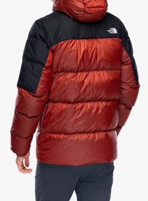 Puhovka The North Face Diablo Down 2.0 Hoodie - high risk red black heather