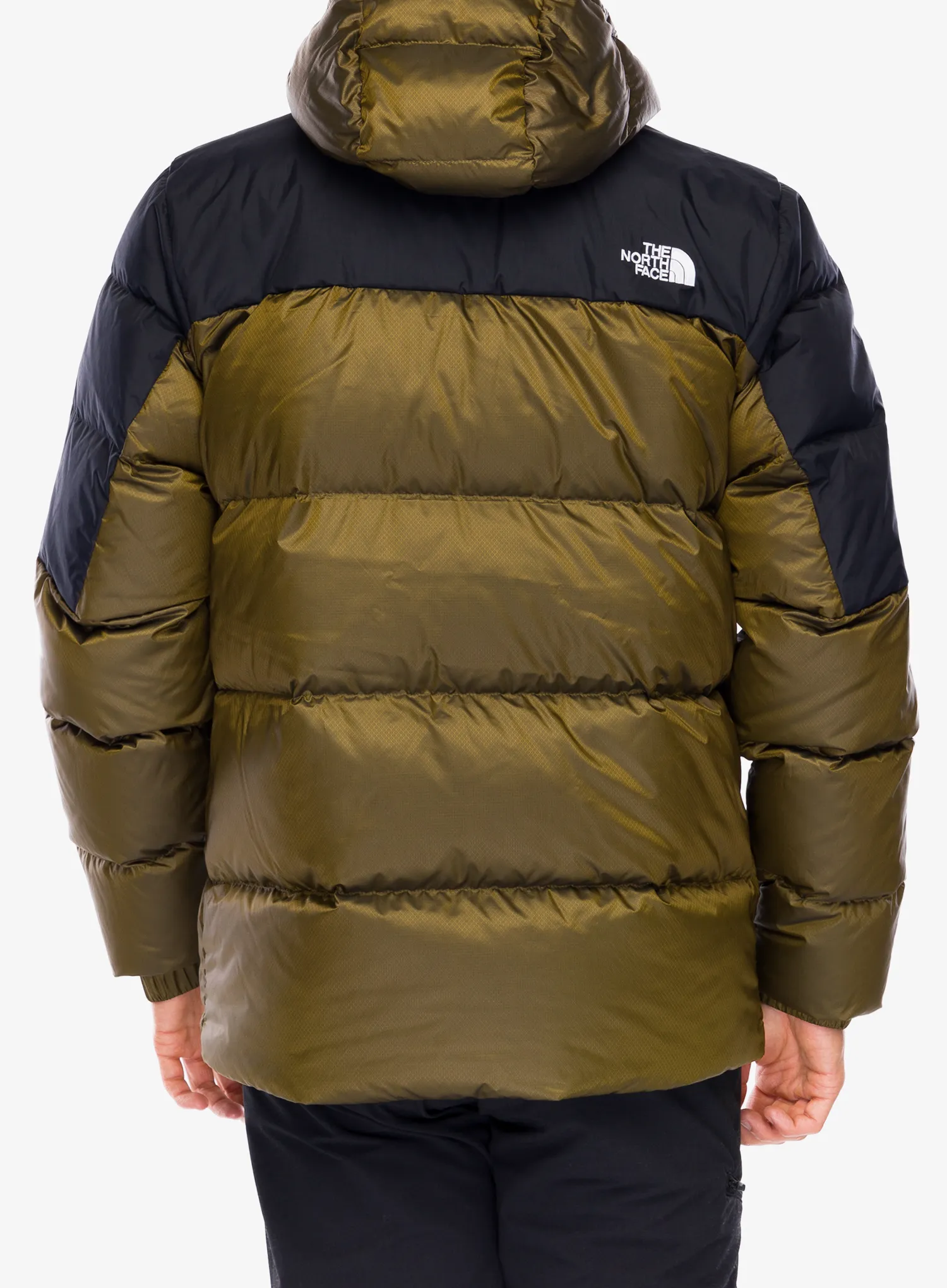 Puhovka The North Face Diablo Down 2.0 Hoodie - moss green black heather/black