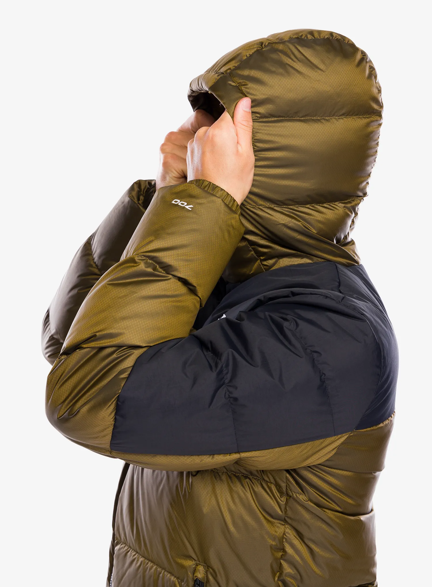Puhovka The North Face Diablo Down 2.0 Hoodie - moss green black heather/black
