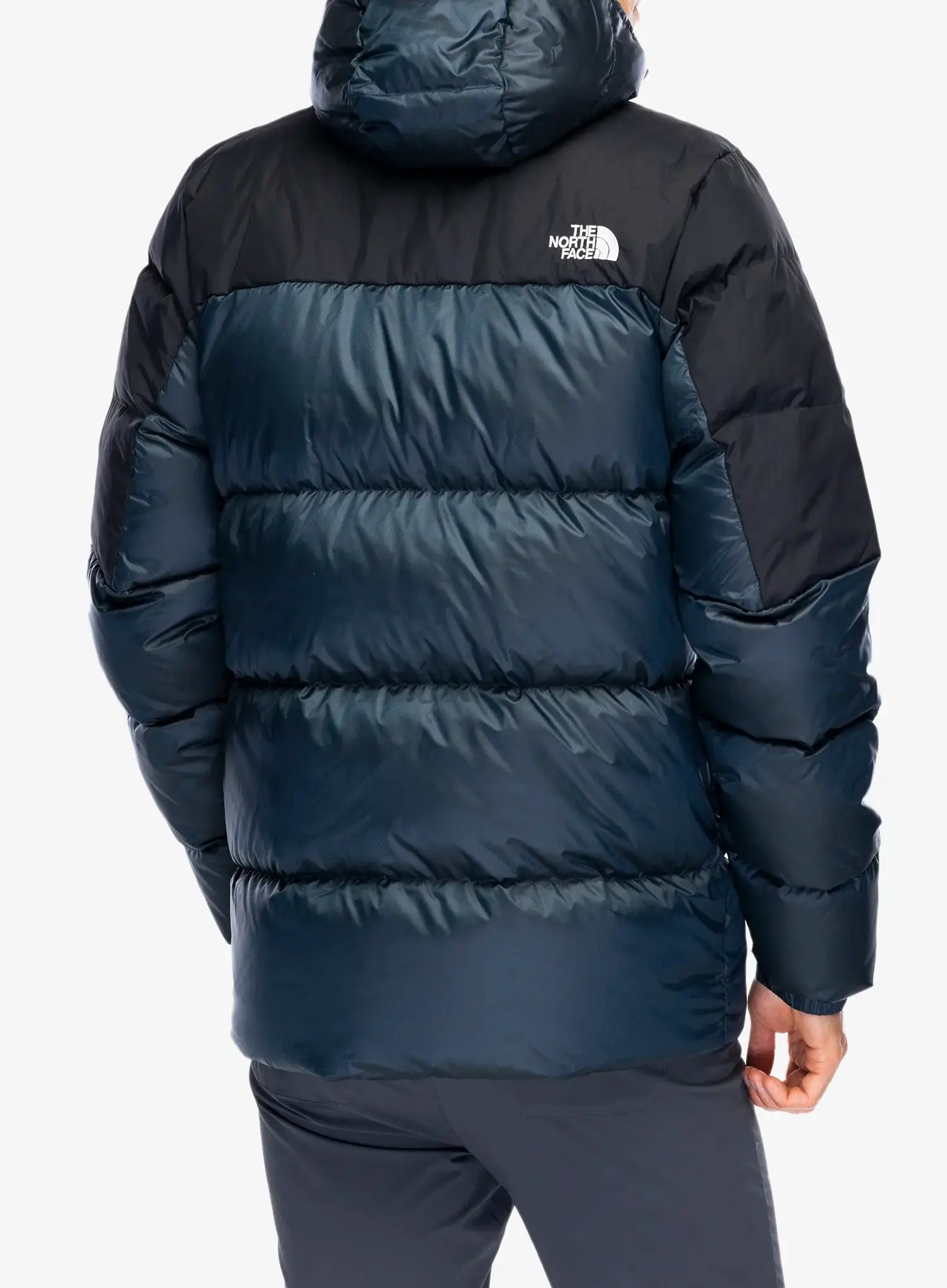 Puhovka The North Face Diablo Down 2.0 Hoodie - shady blue black heather
