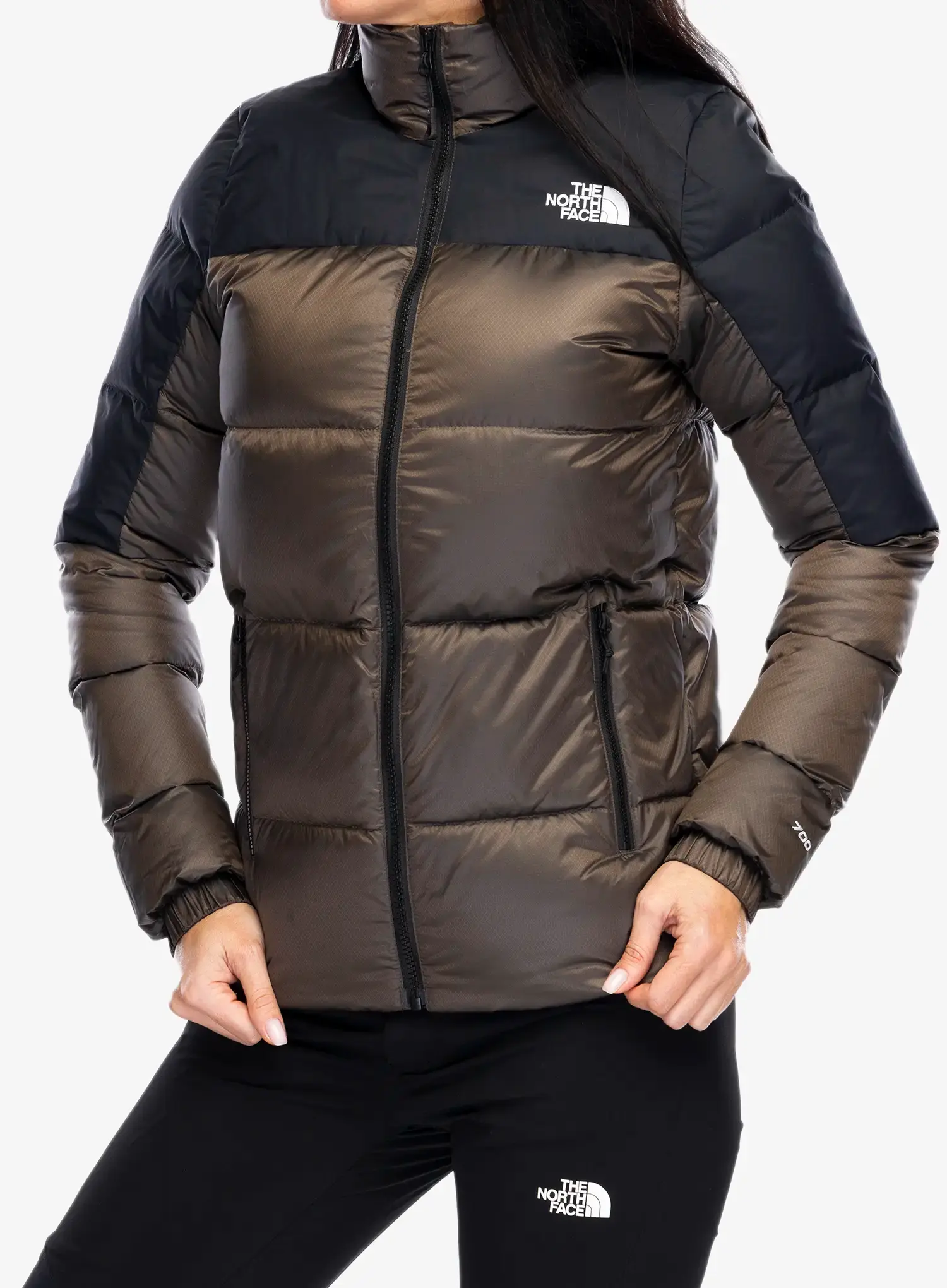 Ženska puhovka The North Face Diablo Down 2.0 Jacket - smokey brown black heat