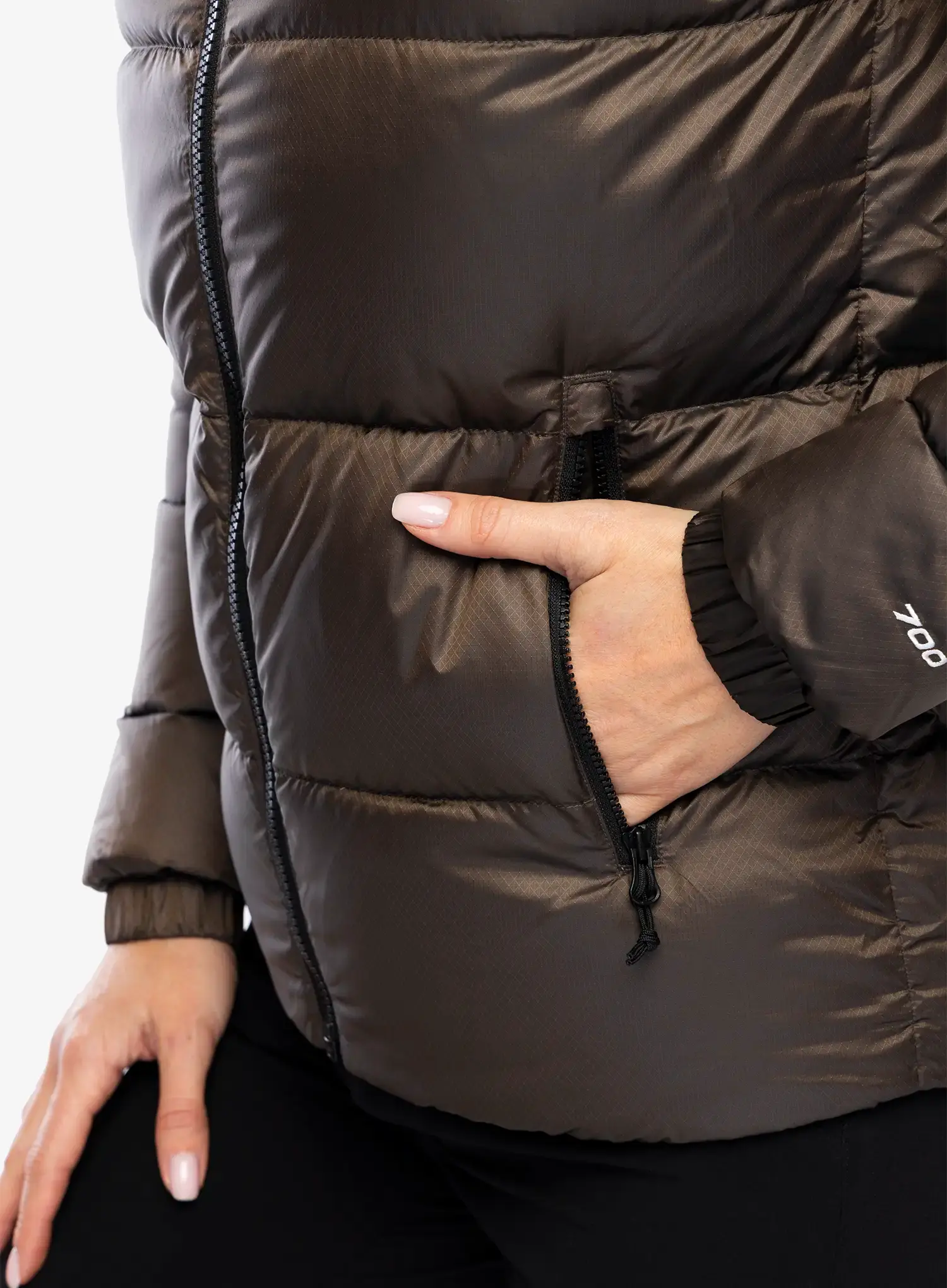 Ženska puhovka The North Face Diablo Down 2.0 Jacket - smokey brown black heat