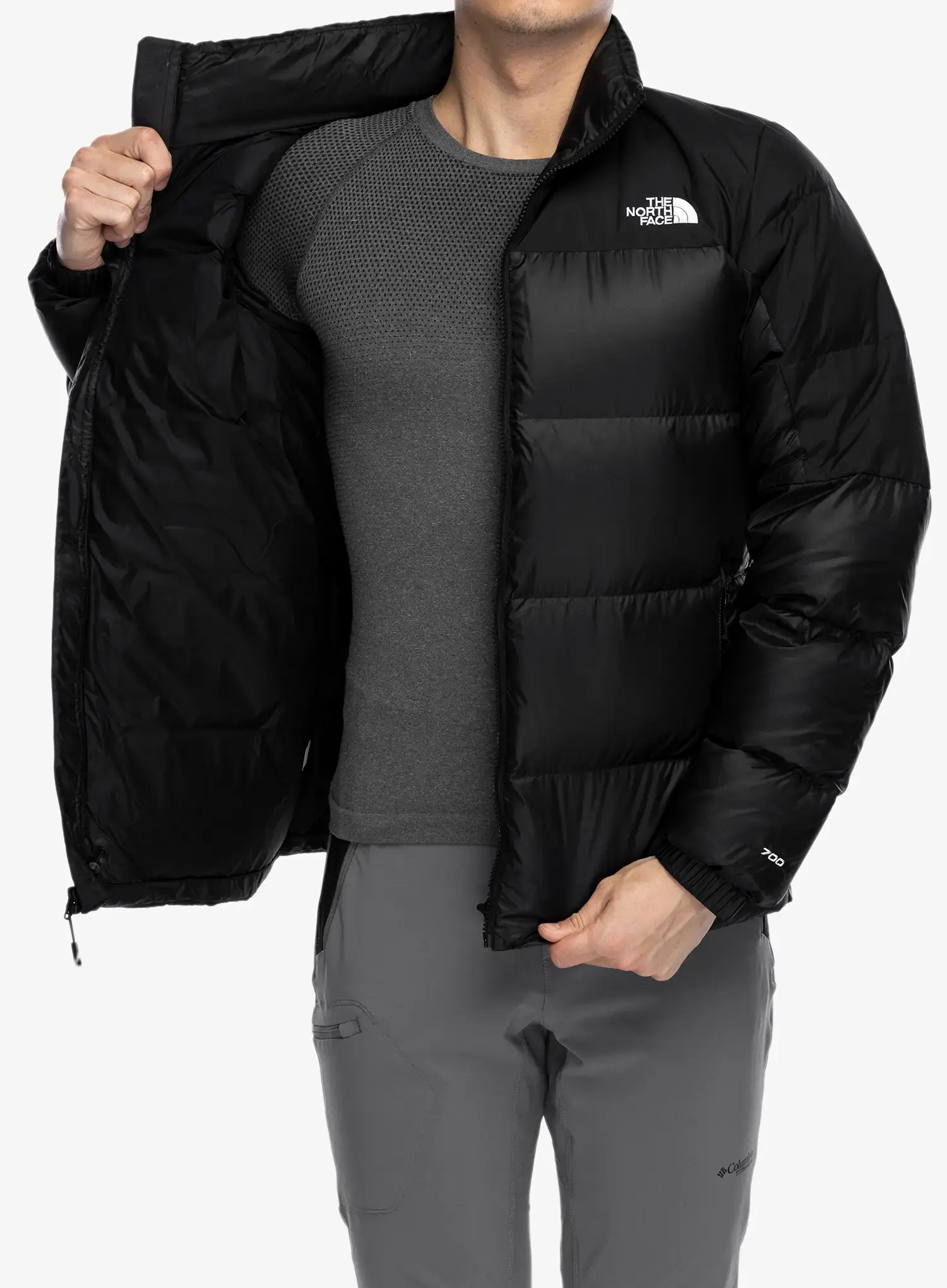 Puhovka The North Face Diablo Down 2.0 Jacket - tnf black heather/tnf black