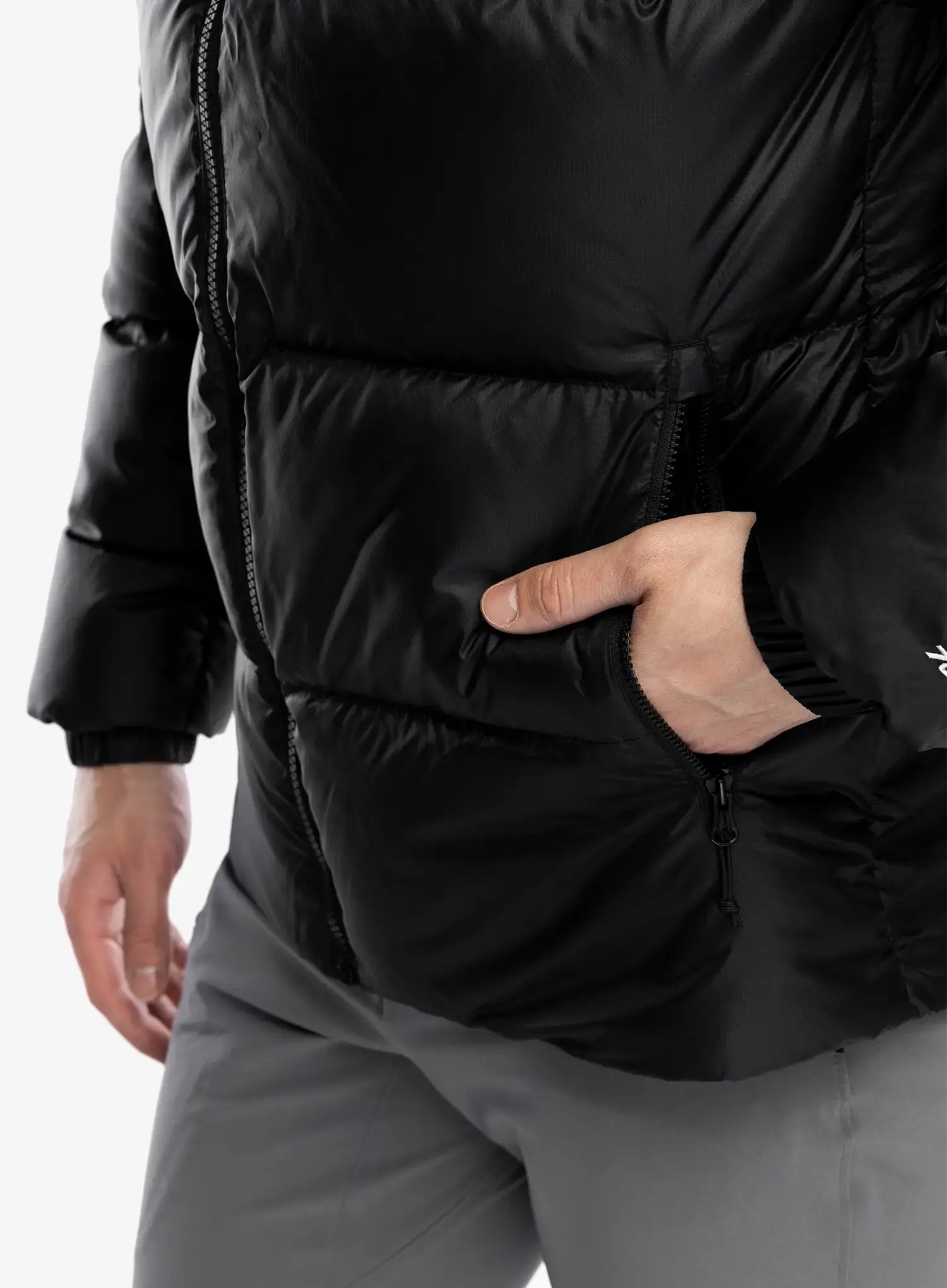 Puhovka The North Face Diablo Down 2.0 Jacket - tnf black heather/tnf black