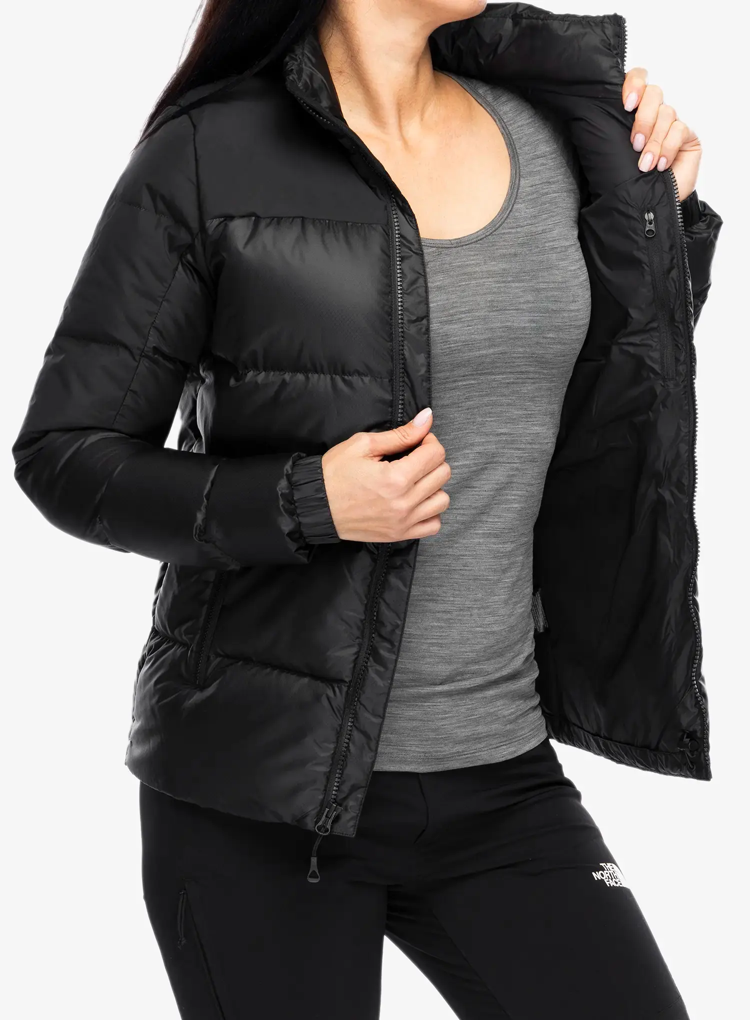 Ženska puhovka The North Face Diablo Down 2.0 Jacket - tnf black heather/tnf black