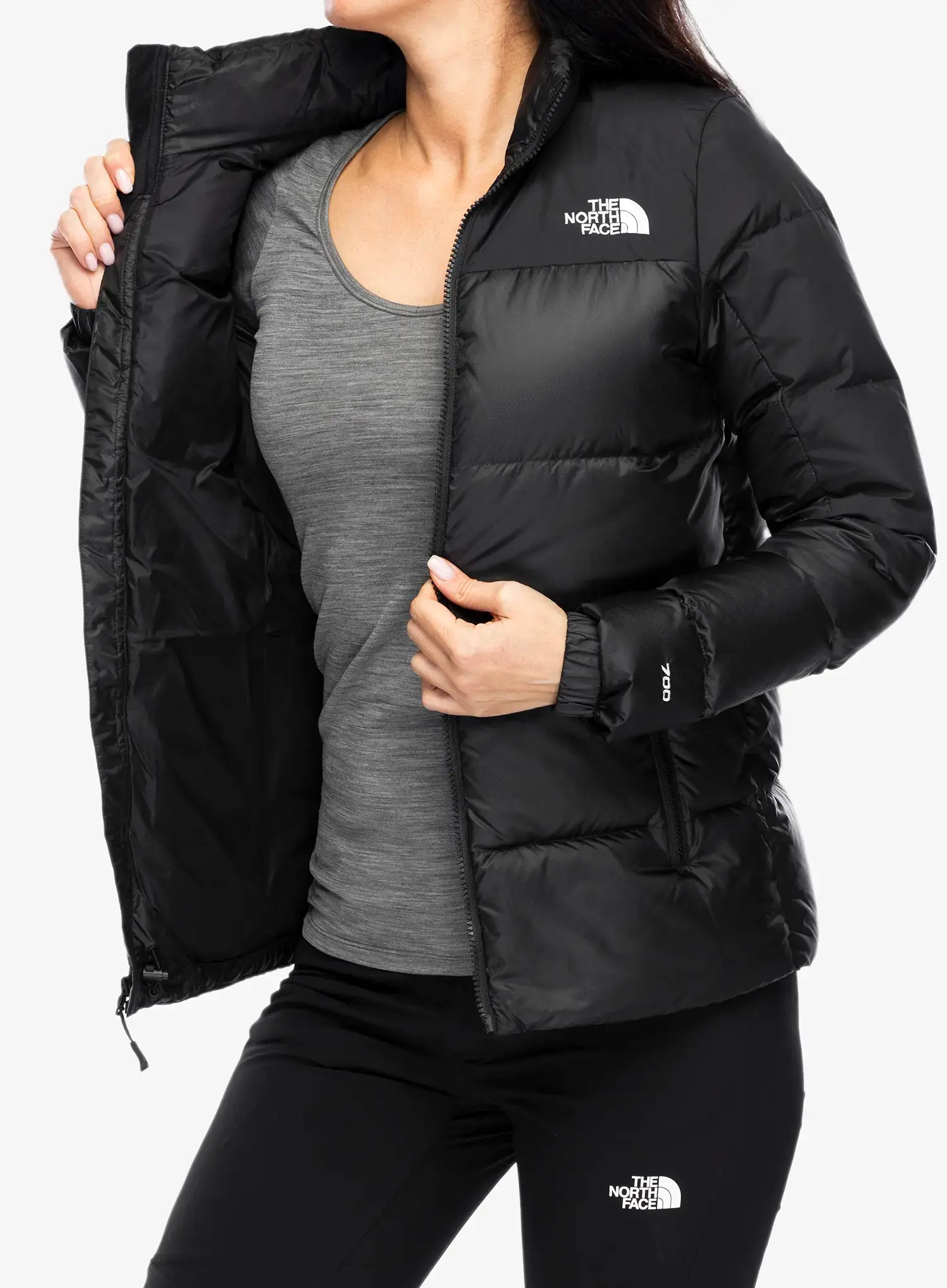Ženska puhovka The North Face Diablo Down 2.0 Jacket - tnf black heather/tnf black