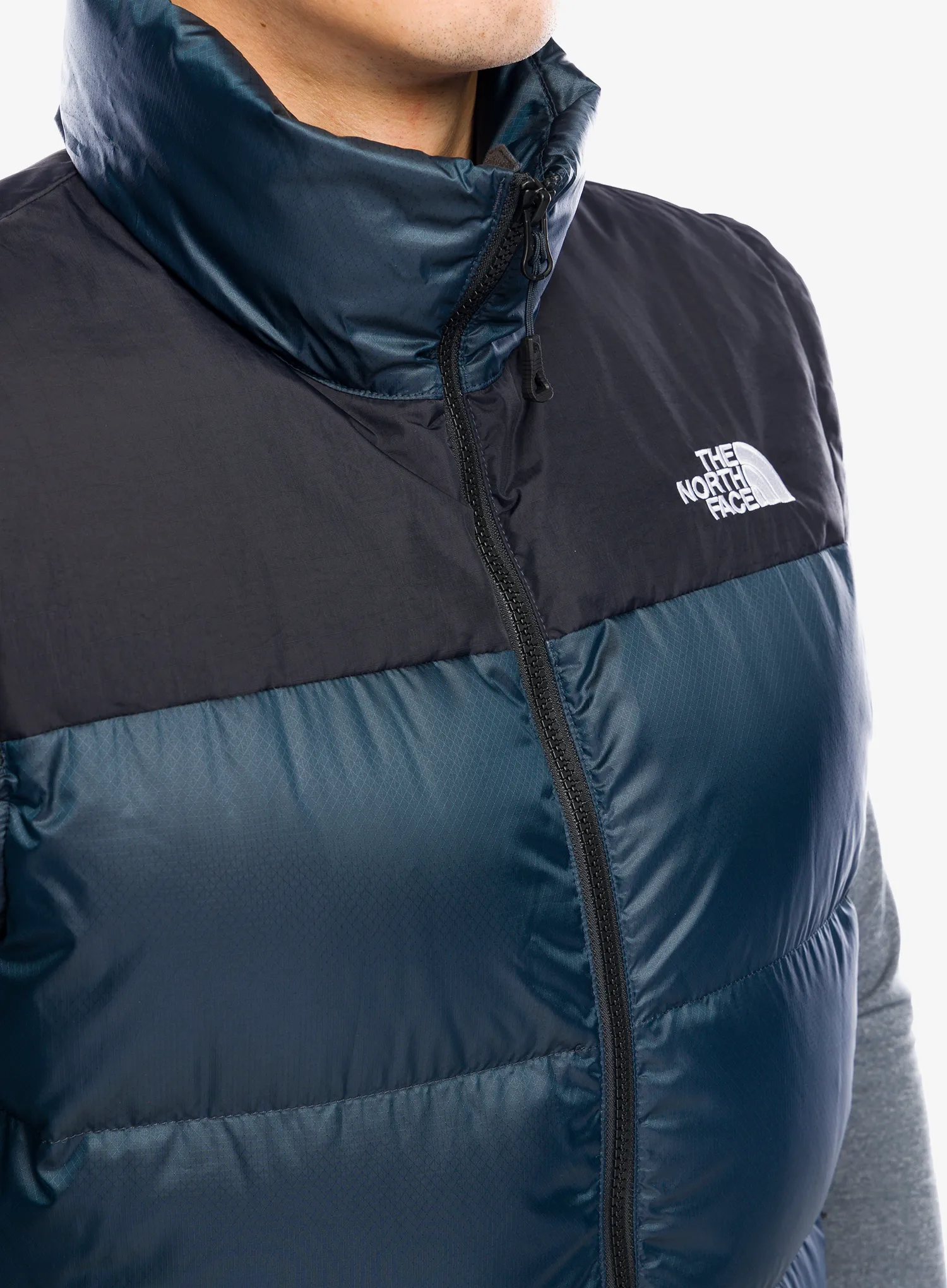 Puhasti brezrokavnik The North Face Diablo Down 2.0 Vest - shady blue black heather
