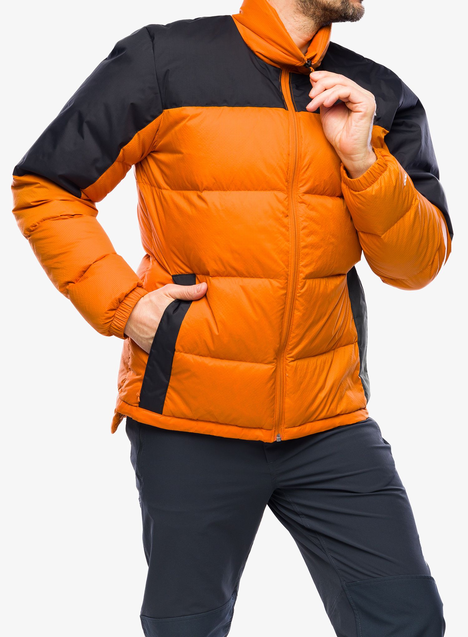 Puhovka The North Face Diablo Down Jacket - desert rust/tnf black