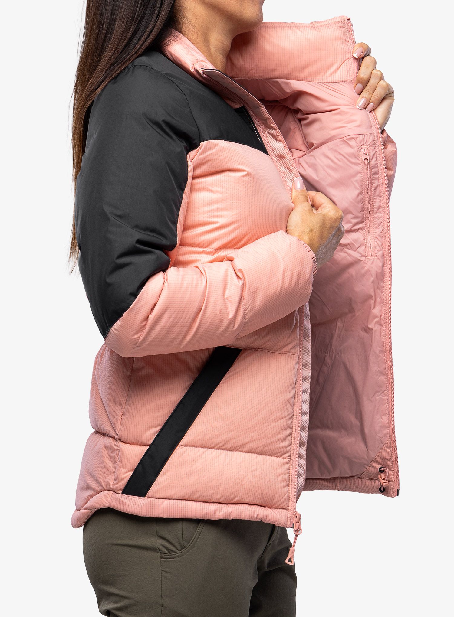 Puhovka ženska The North Face Diablo Down Jacket - rose/black