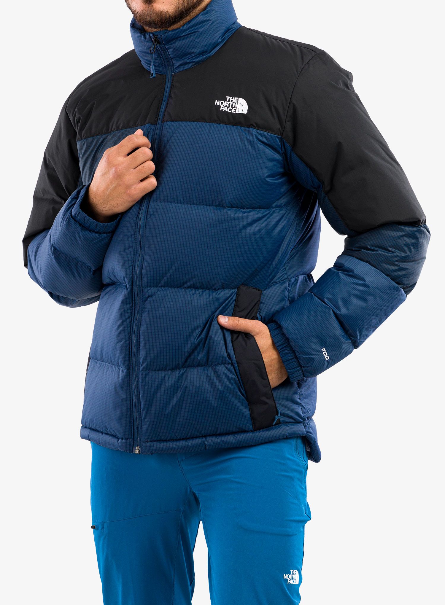 Puhovka The North Face Diablo Down Jacket - shady blue/tnf black