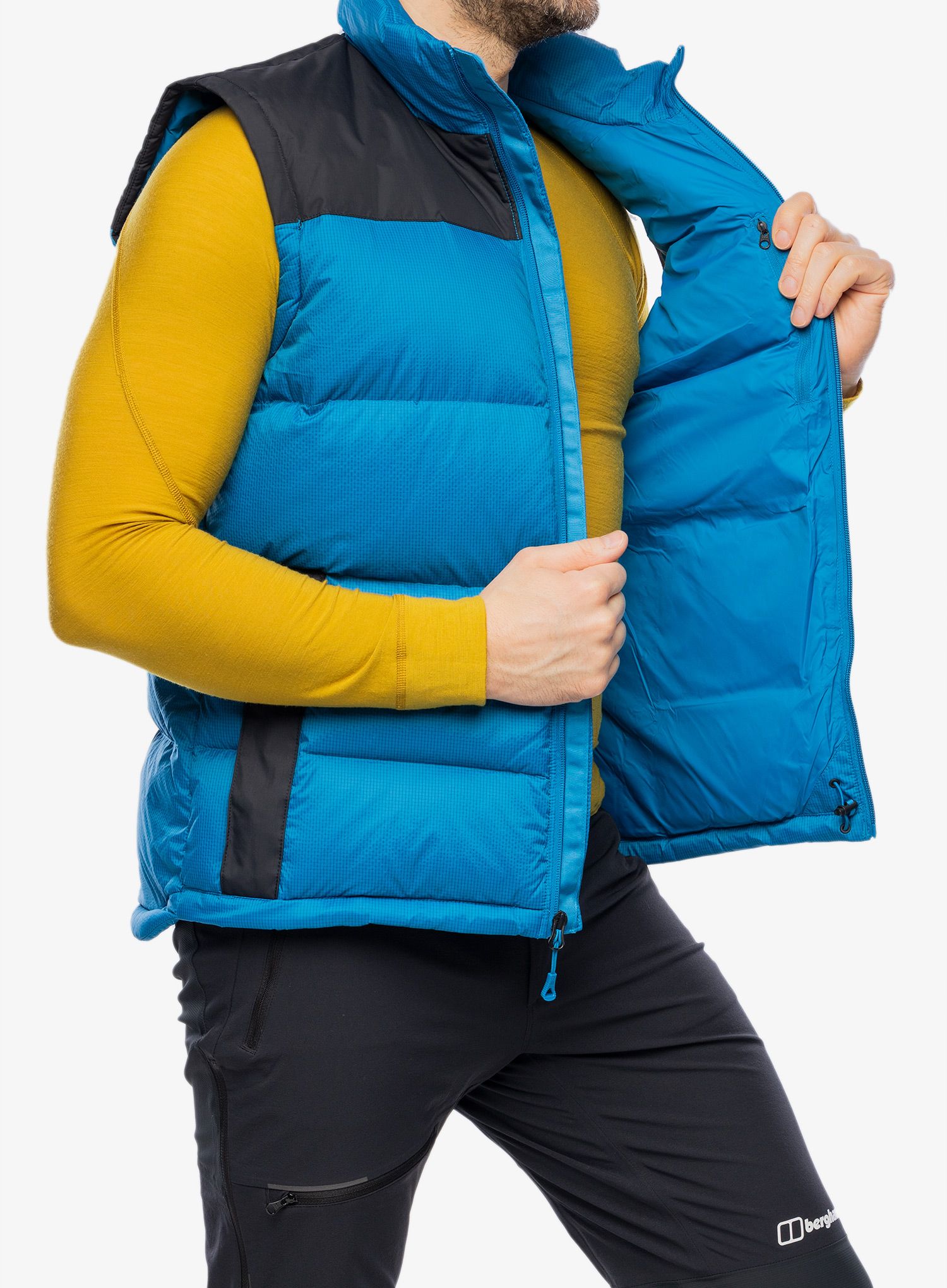 Puhasti brezrokavnik The North Face Diablo Down Vest - adriatic blue/tnf black