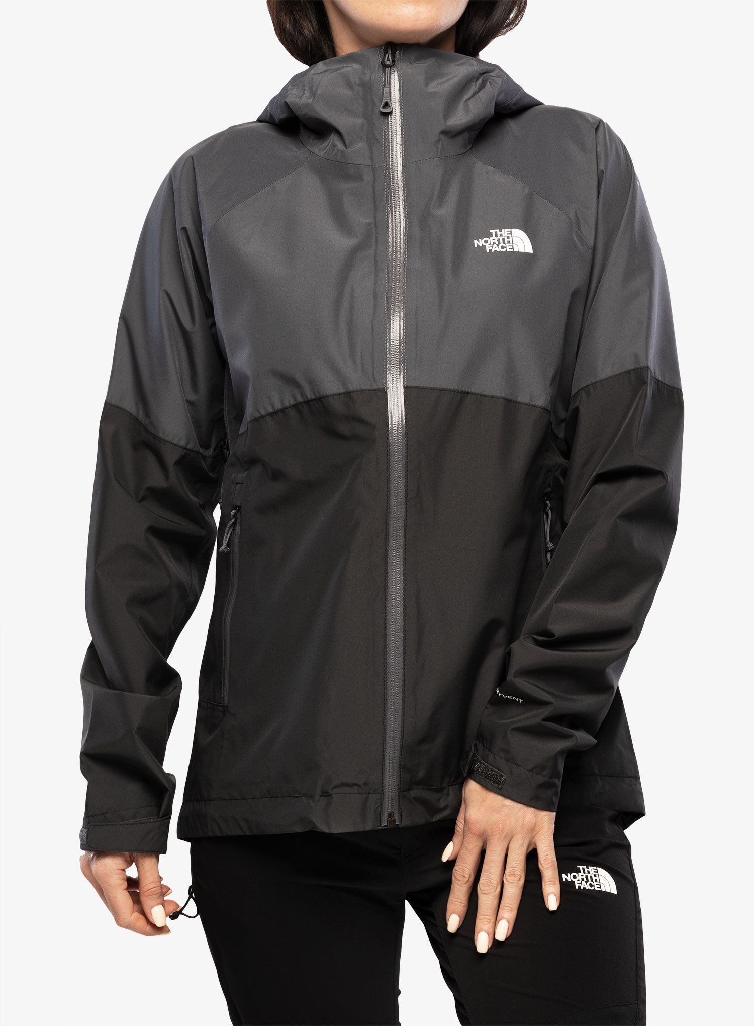 Ženska nepremočljiva jakna The North Face Diablo Dynamic Jkt - grey