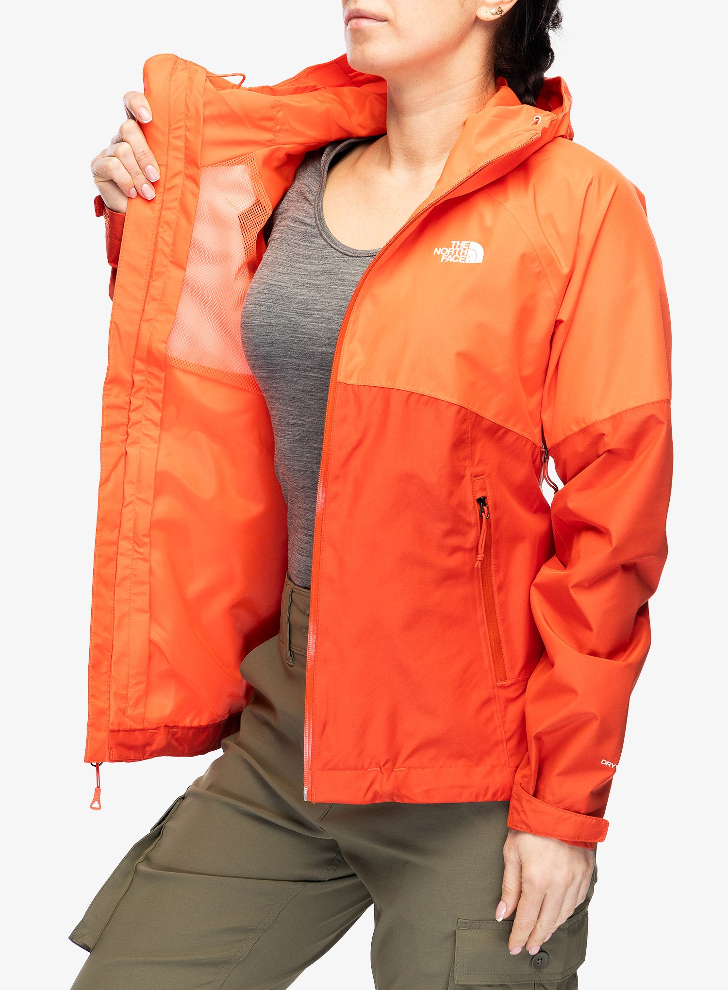 Ženska jakna The North Face Diablo Dynamic Zip-In Jacket - orange/auburn
