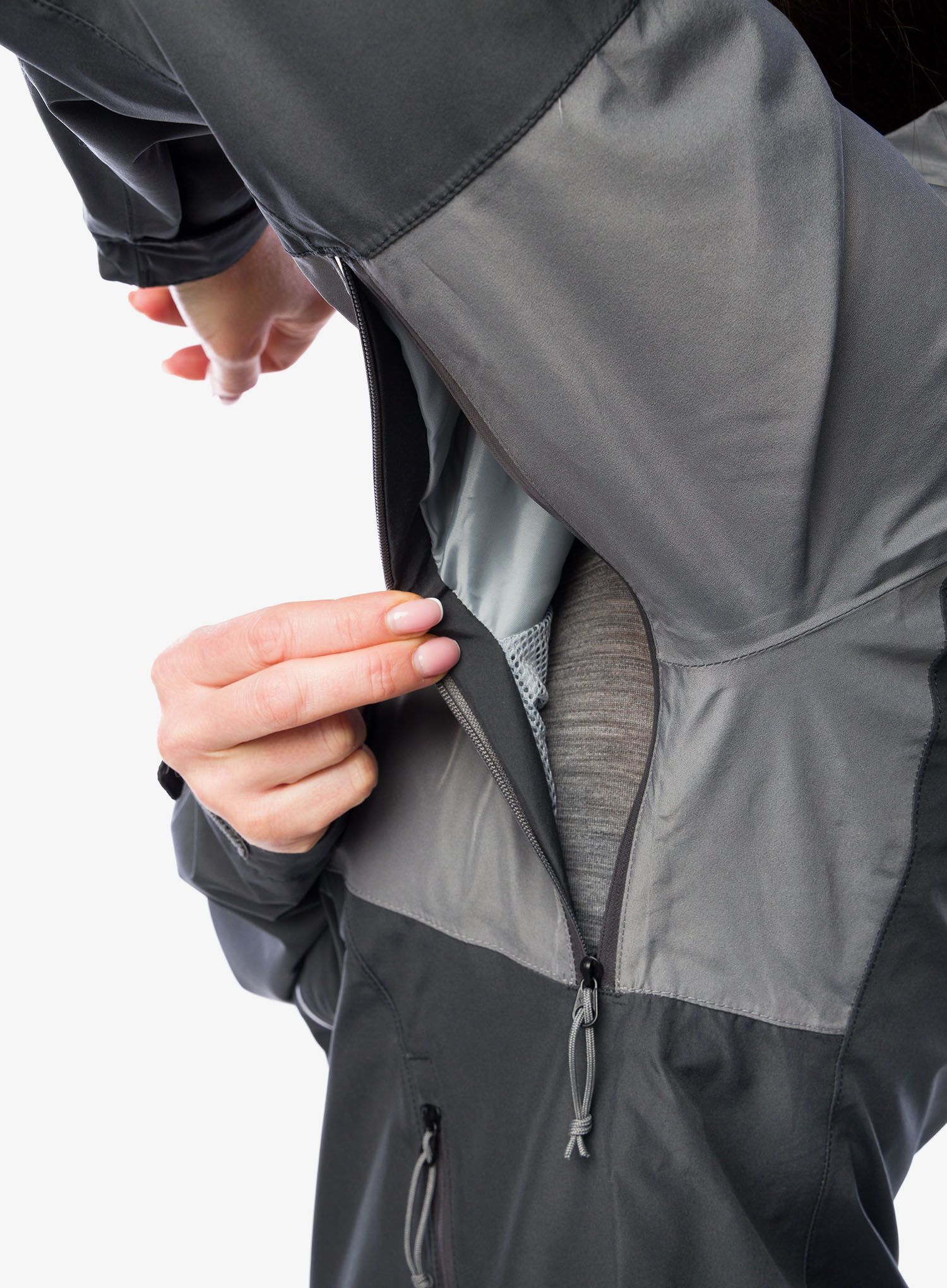 Ženska jakna The North Face Diablo Dynamic Zip-In Jacket - pearl/grey