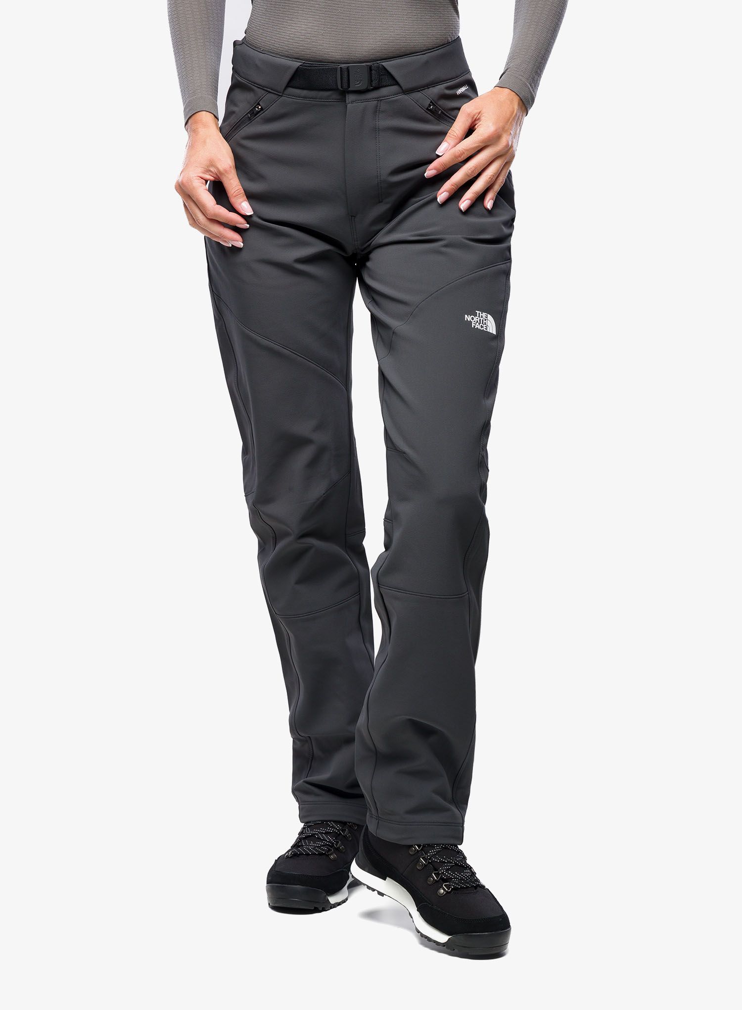 Ženske pohodniške hlače The North Face Diablo Reg Straight Pant - asphalt grey
