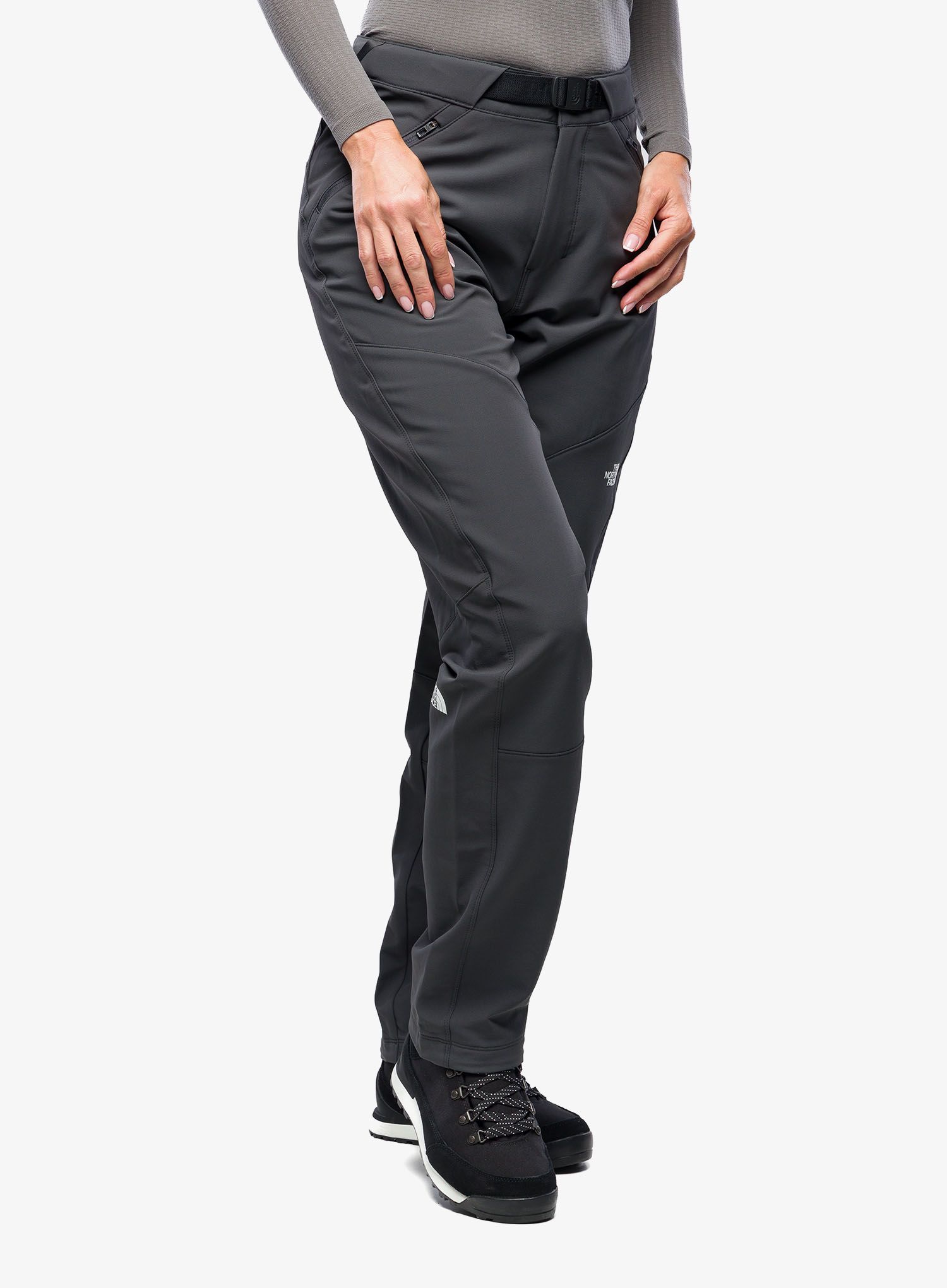 Ženske pohodniške hlače The North Face Diablo Reg Straight Pant - asphalt grey
