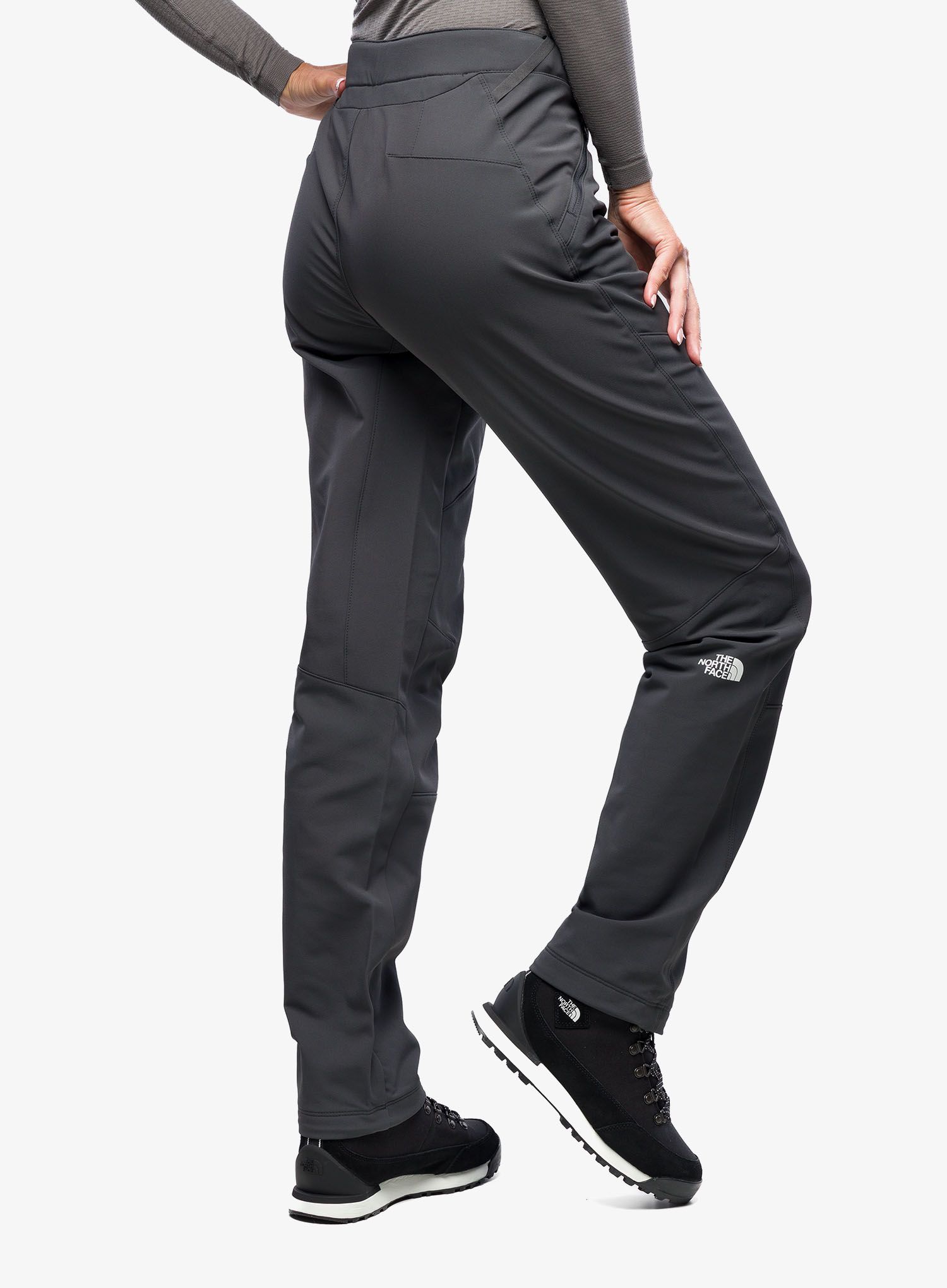 Ženske pohodniške hlače The North Face Diablo Reg Straight Pant - asphalt grey