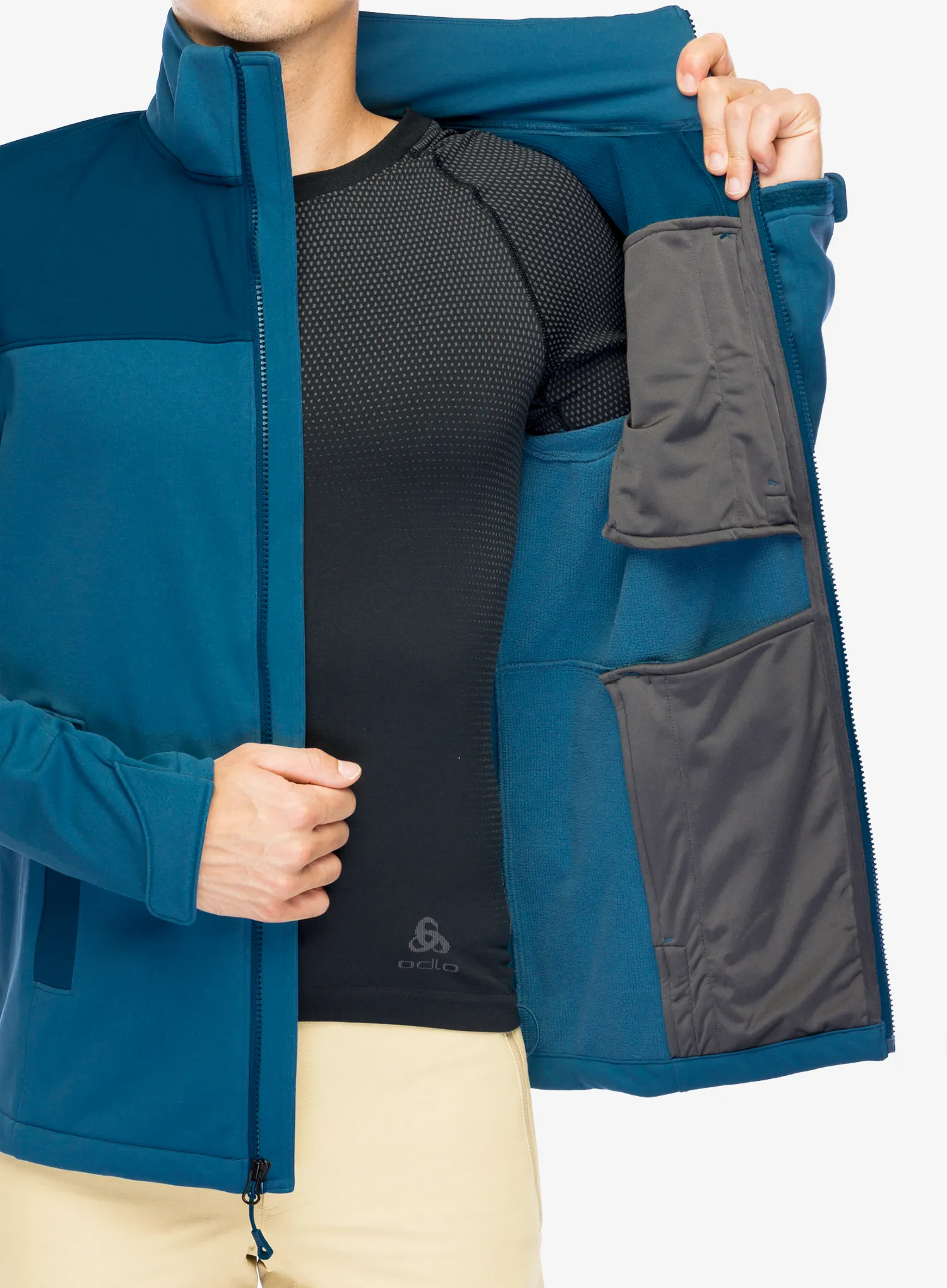 Softshell jakna The North Face Diablo Softshell Detachable Hood - midnight petrol/mallard blue