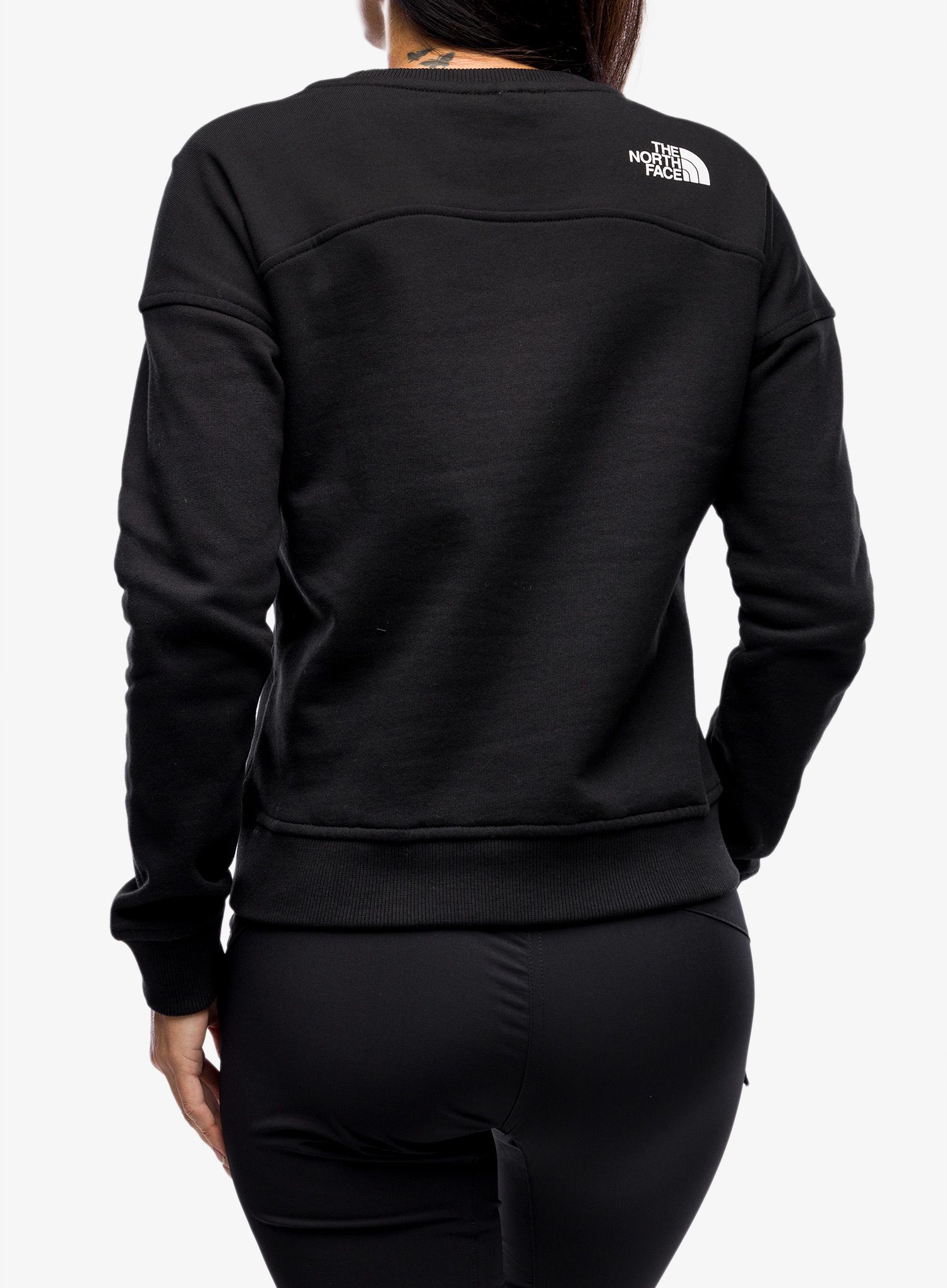 Ženska jopica brez kapuce The North Face Drew Peak Crew - tnf black