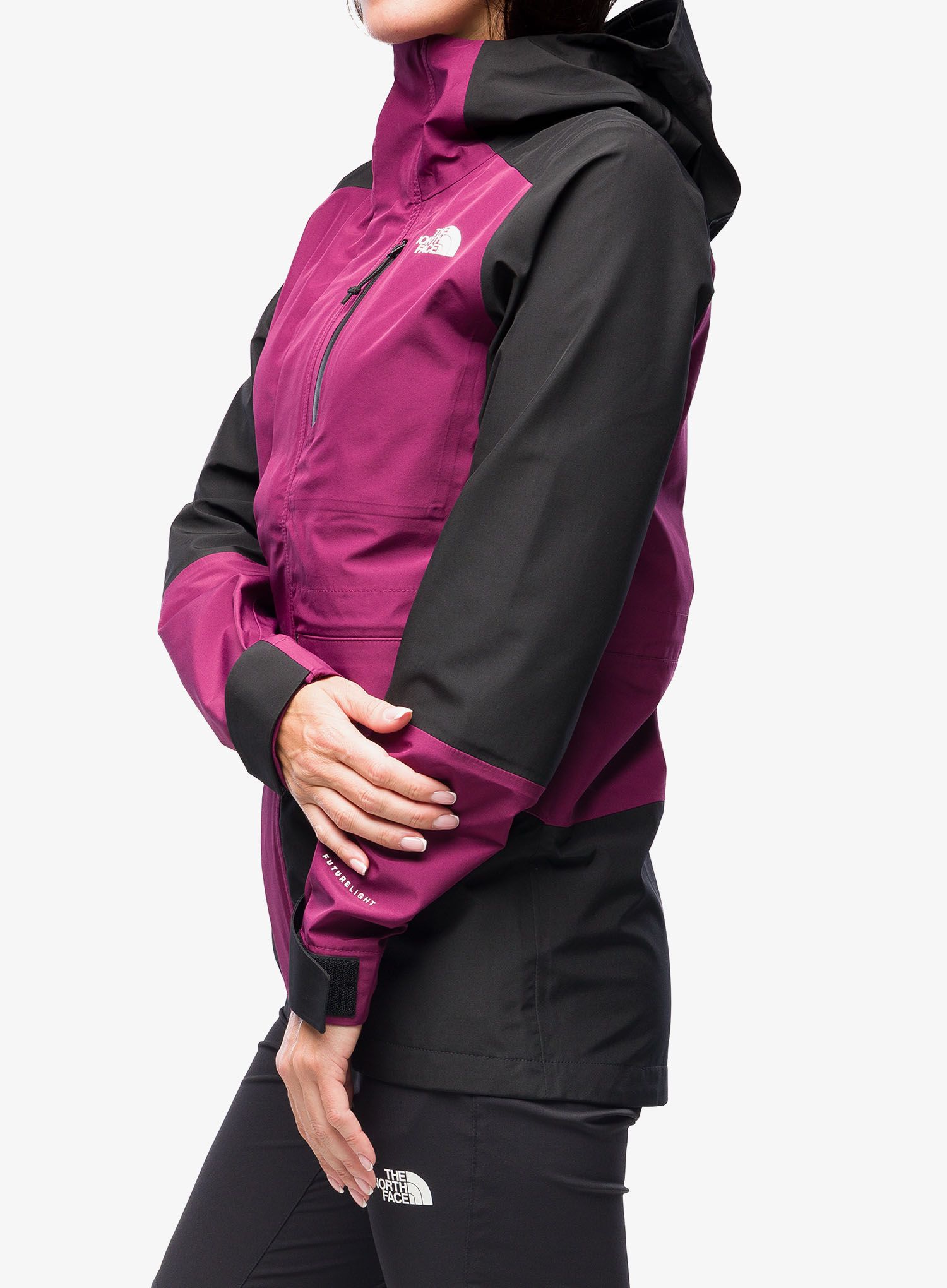 Ženska hardshell jakna The North Face Dryzzle All Weather Jkt FUTURELIGHT - berry/black