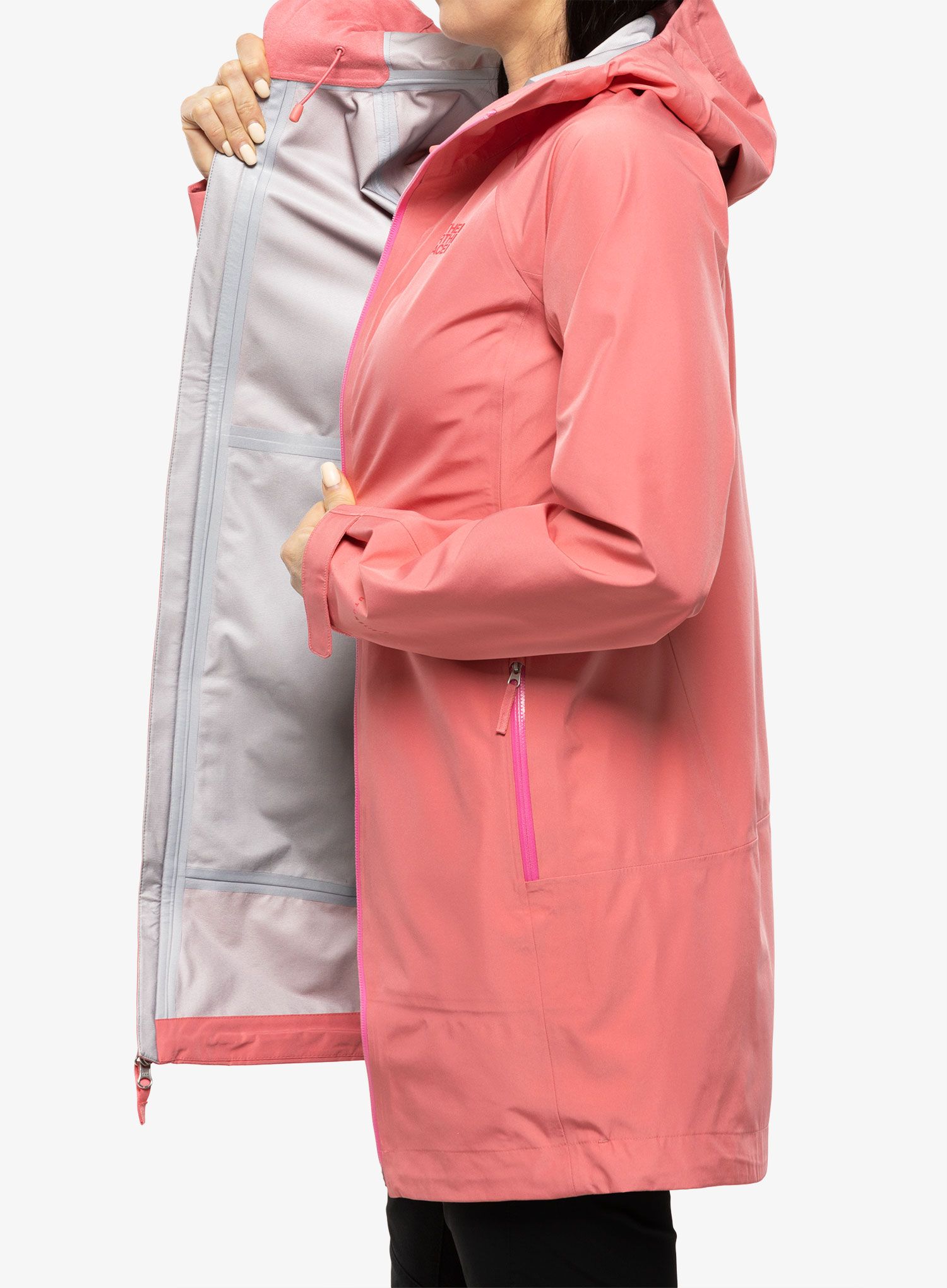 Płaszcz damski The North Face Dryzzle FUTURELIGHT Parka - cosmo pink
