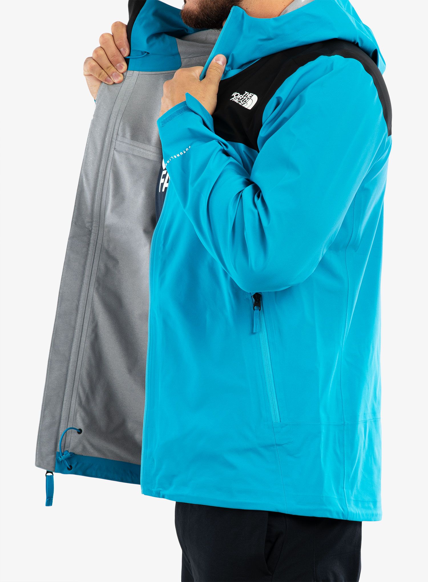 Nepremočljiva jakna The North Face Dryzzle Flex FUTURELIGHT Jacket - acoustic blue/tnf black