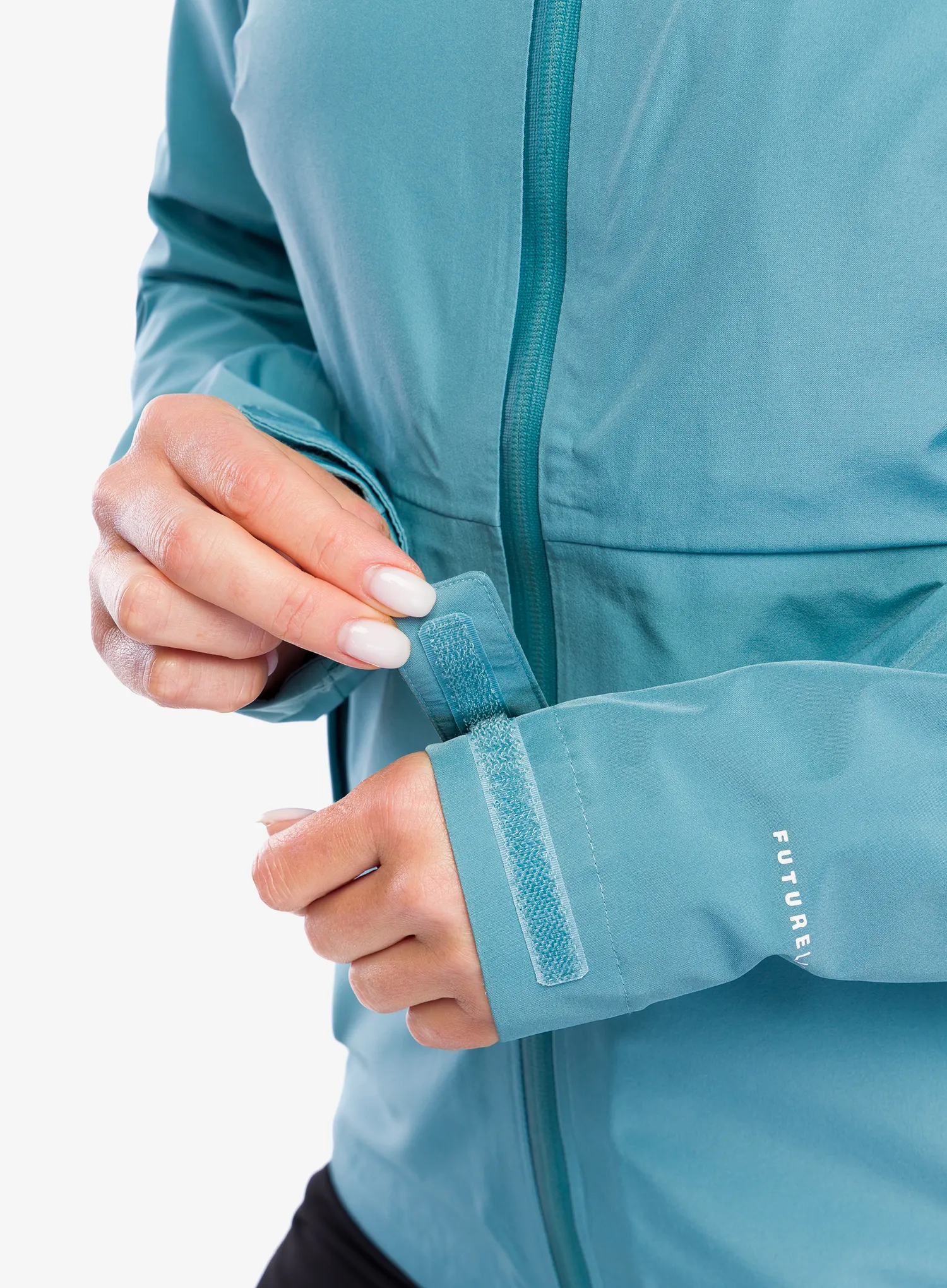 Ženska nepremočljiva jakna The North Face Dryzzle Futurelight Jacket - algae blue