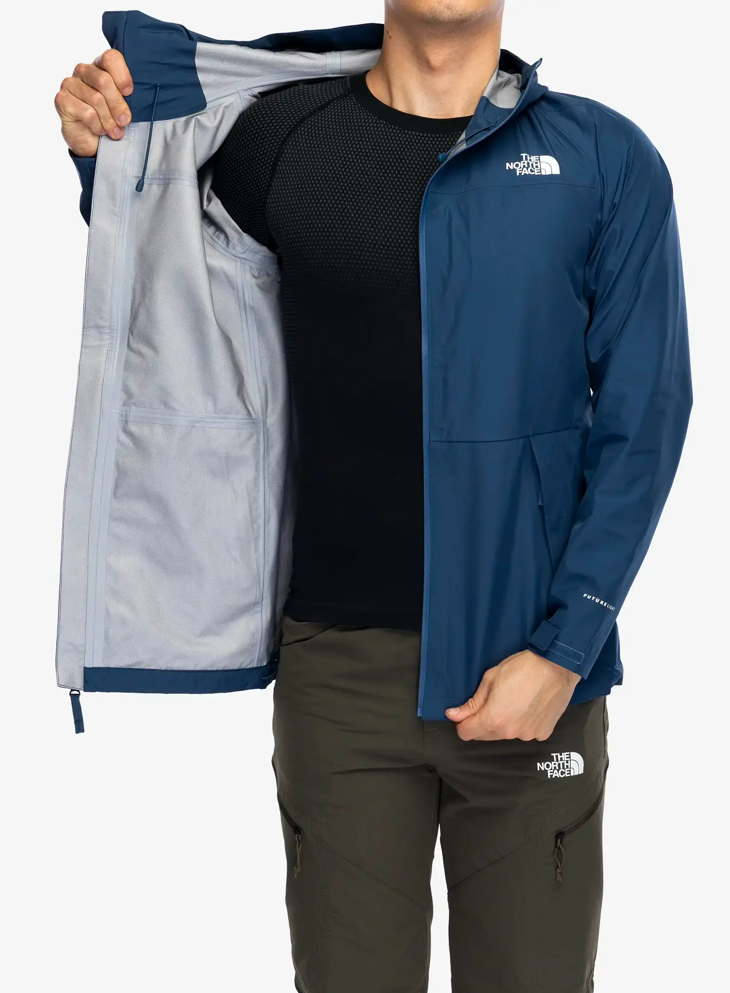 Nepremočljiva jakna The North Face Dryzzle Futurelight Jacket - shady blue