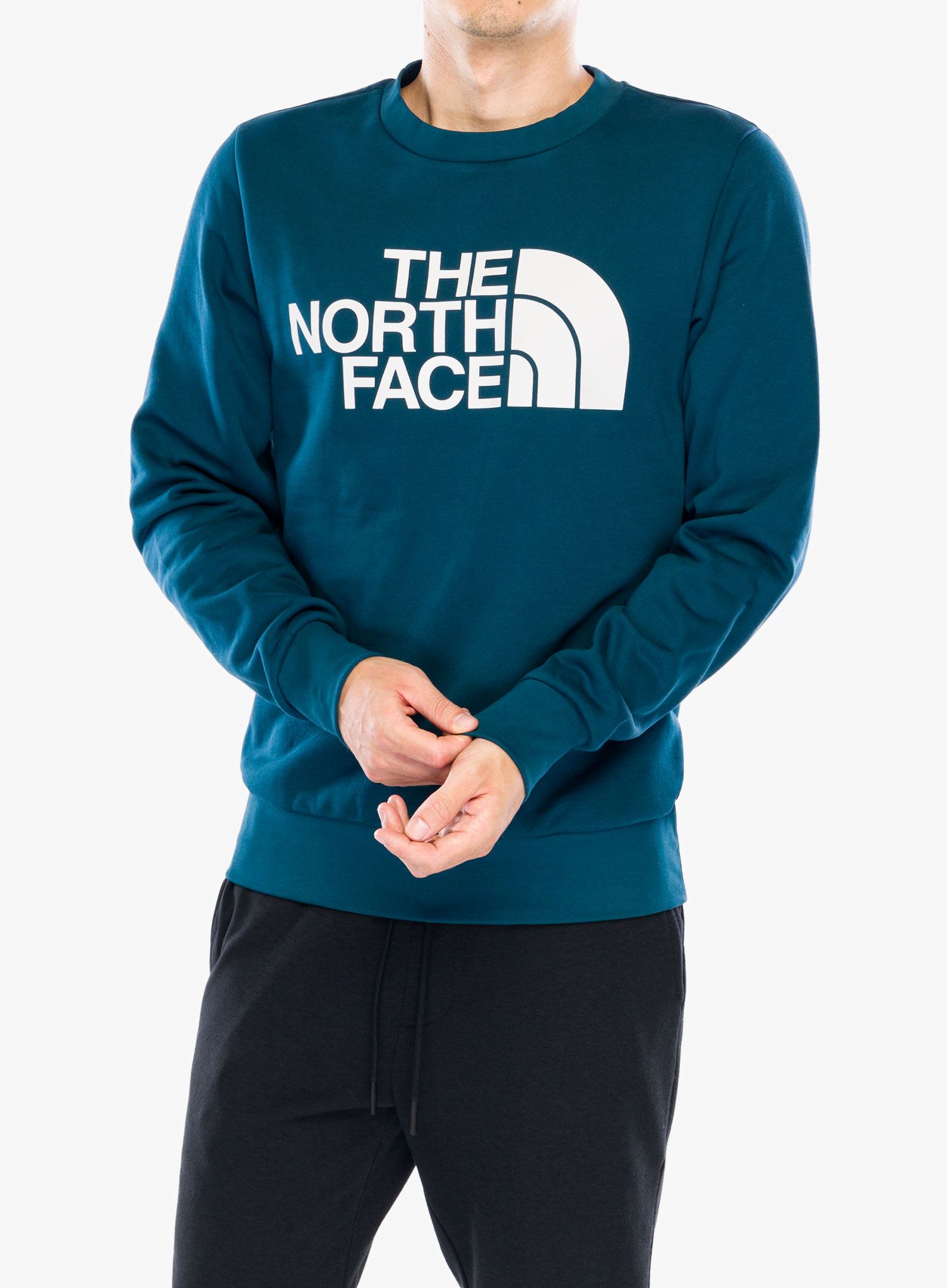 Puloverji brez kapuce The North Face Easy Crew - midnight petrol