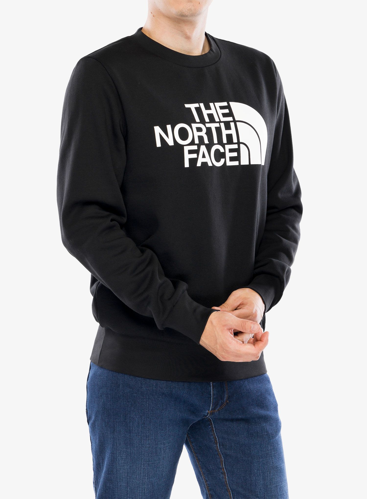 Puloverji brez kapuce The North Face Easy Crew - tnf black