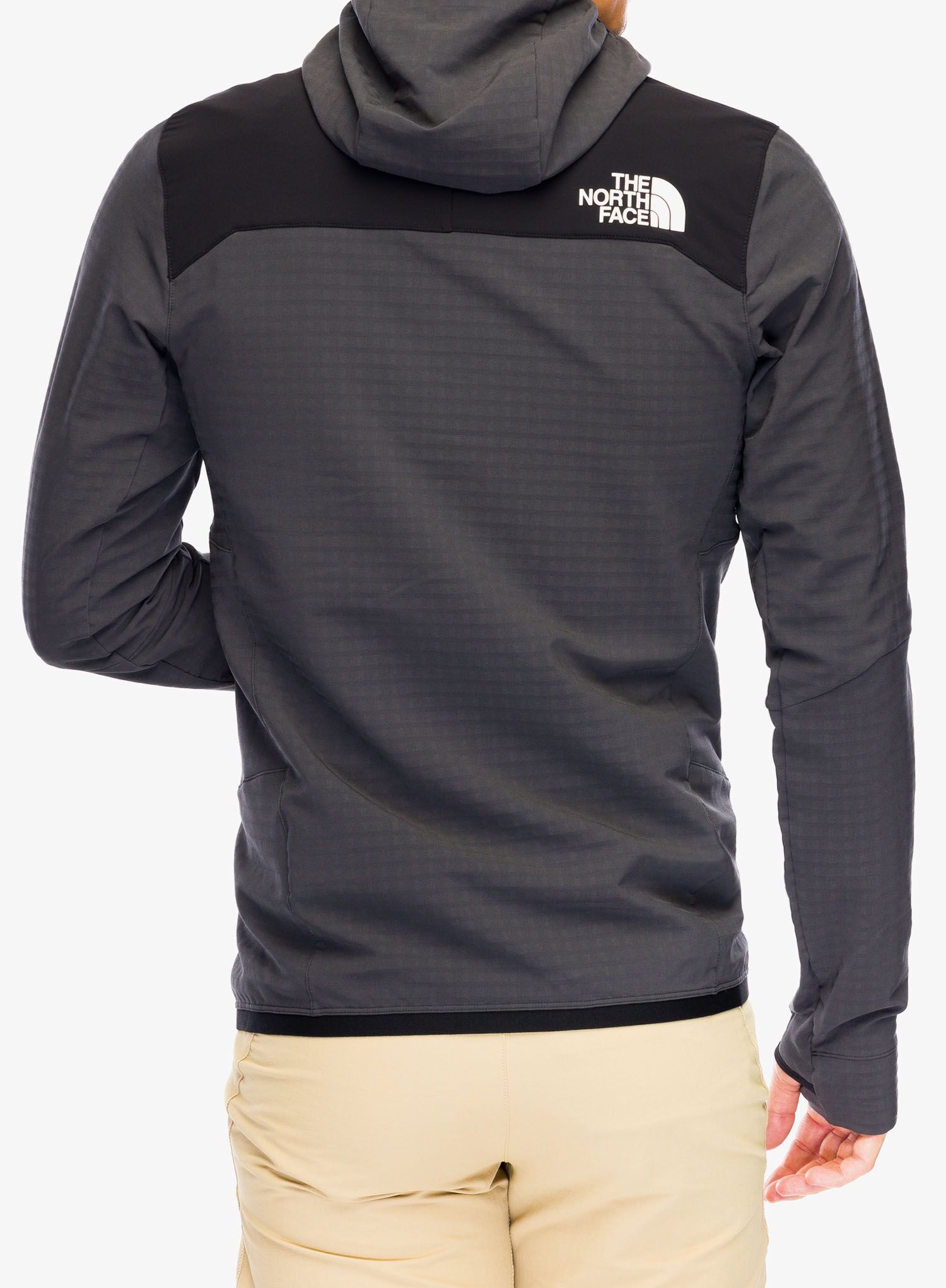 Hibridna jakna The North Face Elixir Hybrid Ventrix Midlayer - asphalt grey/tnf black