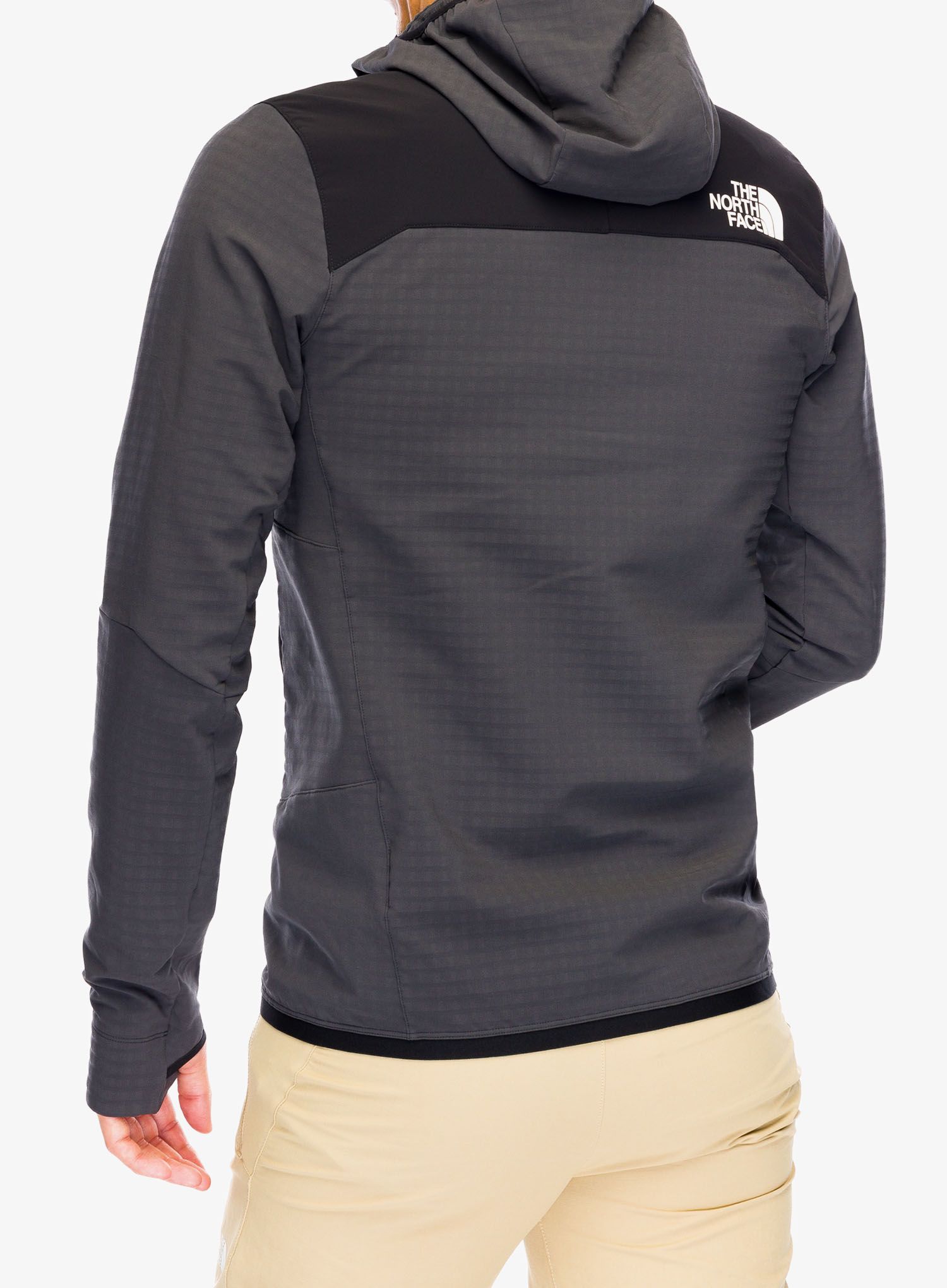 Hibridna jakna The North Face Elixir Hybrid Ventrix Midlayer - asphalt grey/tnf black