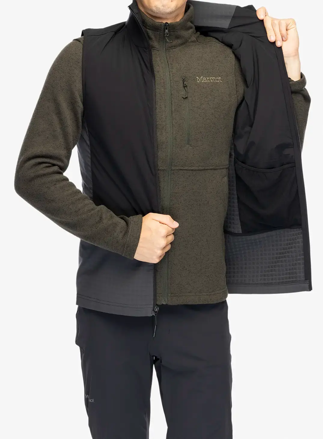 Brezrokavnik The North Face Elixir Hybrid Ventrix Vest - asphalt grey/tnf black