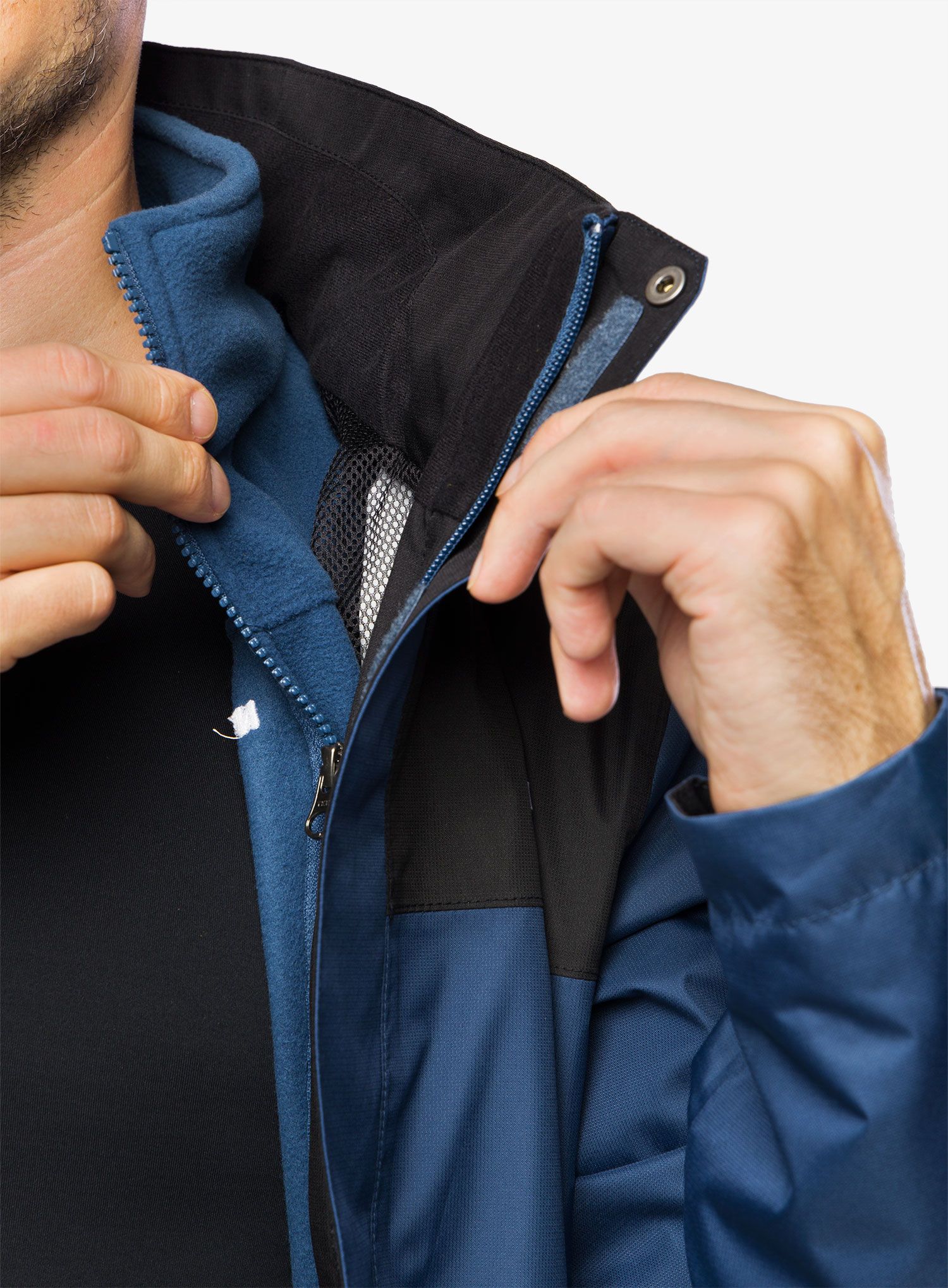 Jakna 3v1 The North Face Evolve II Triclimate Jacket - shady blue/black