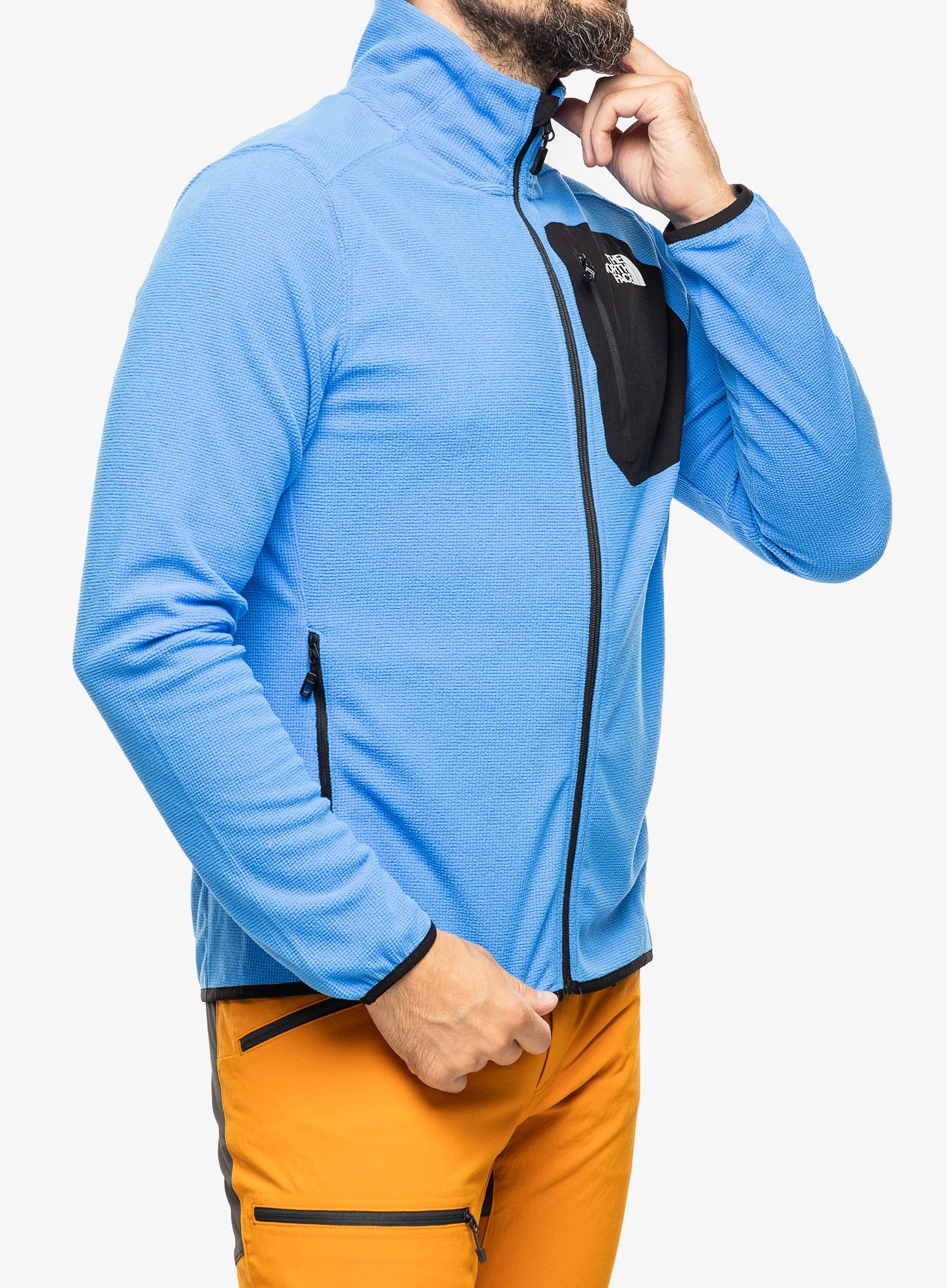 Flis The North Face Experit Grid Fleece - optic blue/black