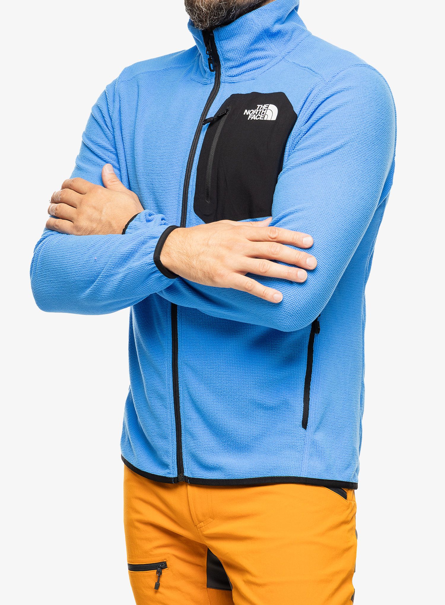 Flis The North Face Experit Grid Fleece - optic blue/black