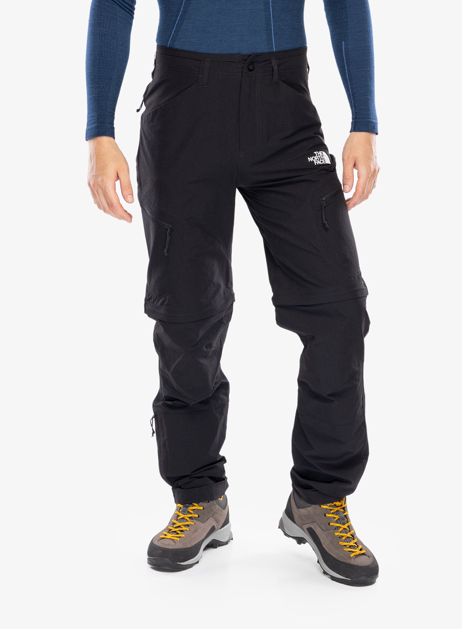 Pohodniške hlače The North Face Exploration Conv Reg Tapered Pant Eu - tnf black