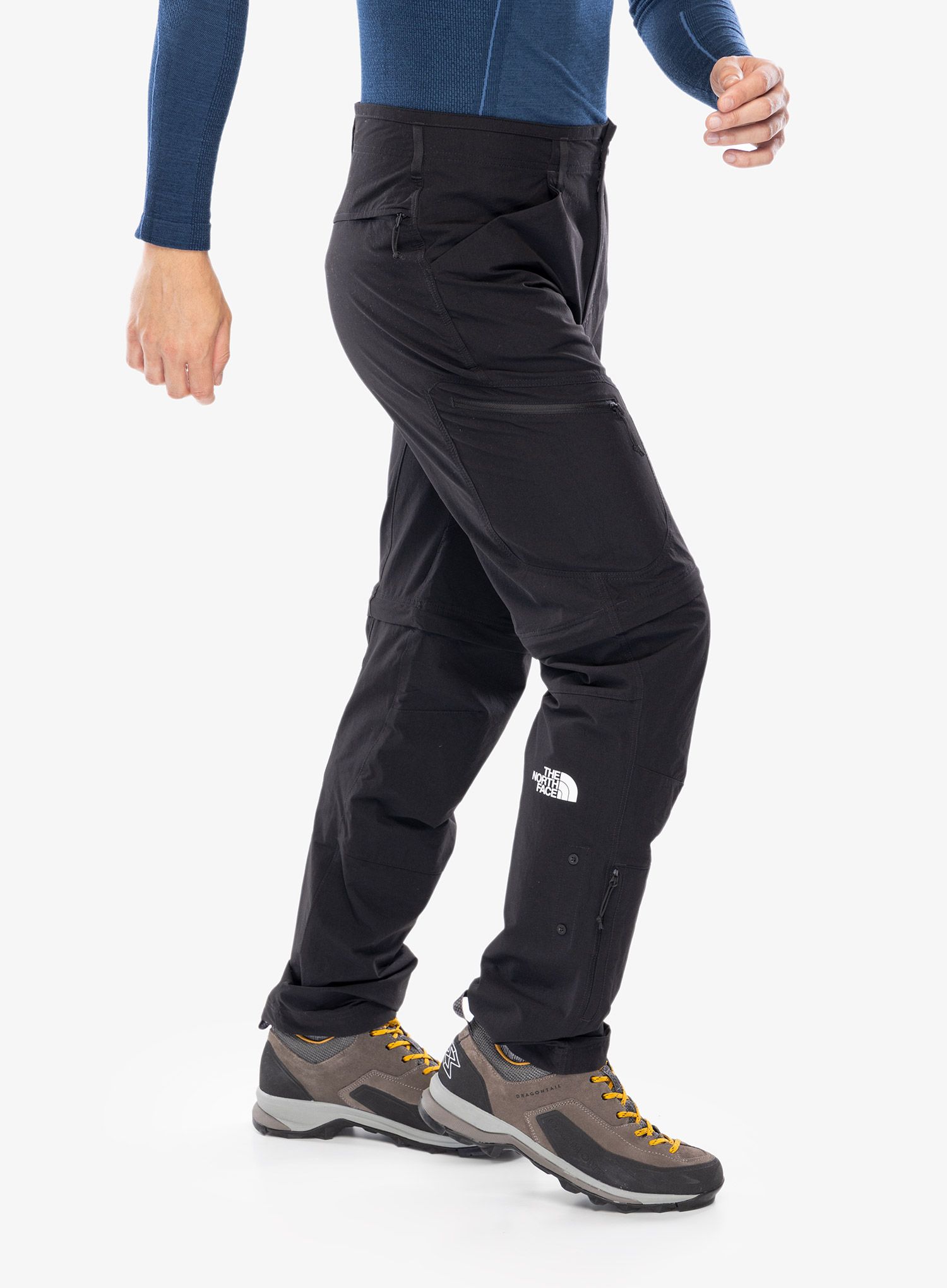 Pohodniške hlače The North Face Exploration Conv Reg Tapered Pant Eu - tnf black