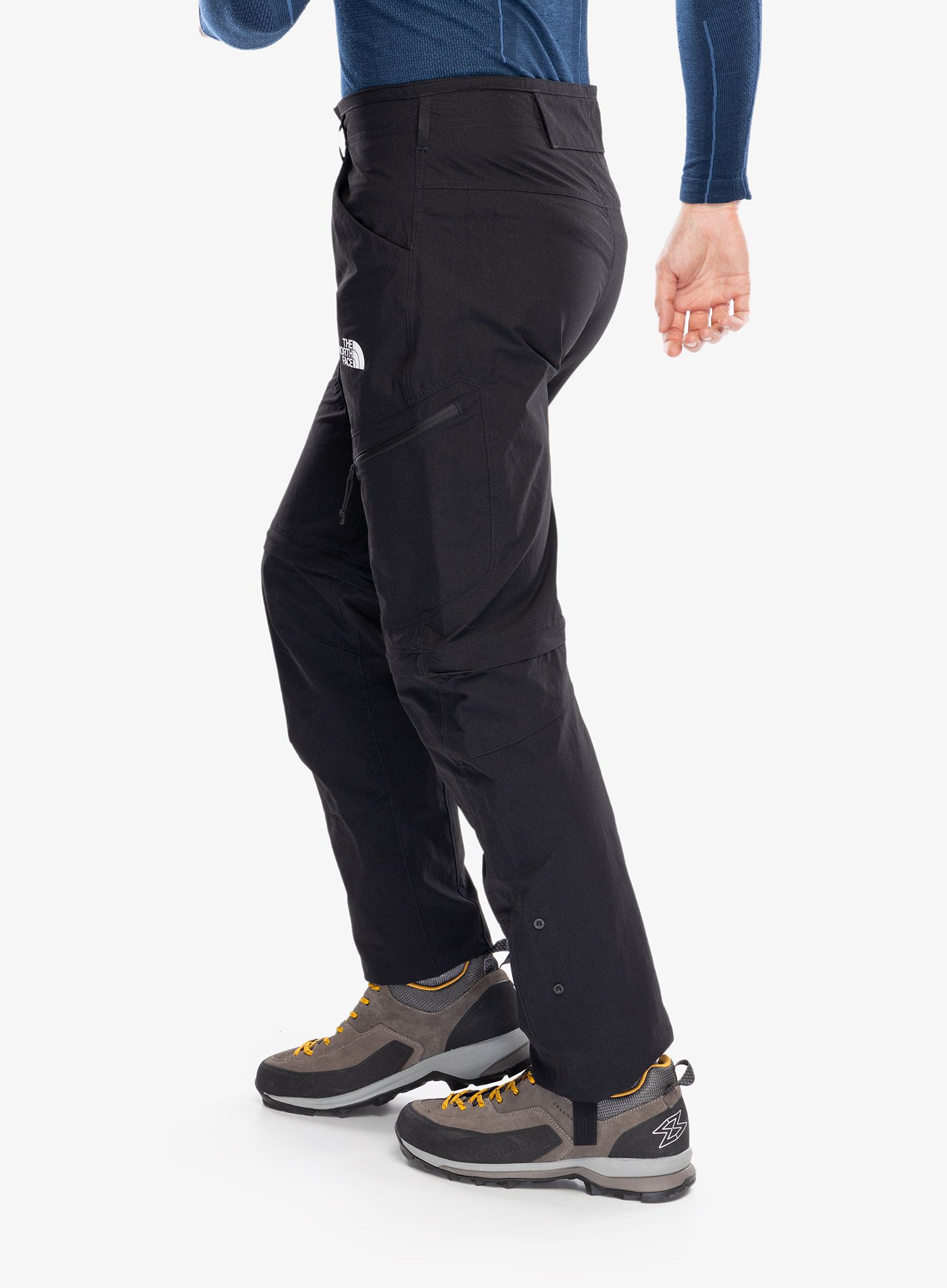 Pohodniške hlače The North Face Exploration Conv Reg Tapered Pant Eu - tnf black