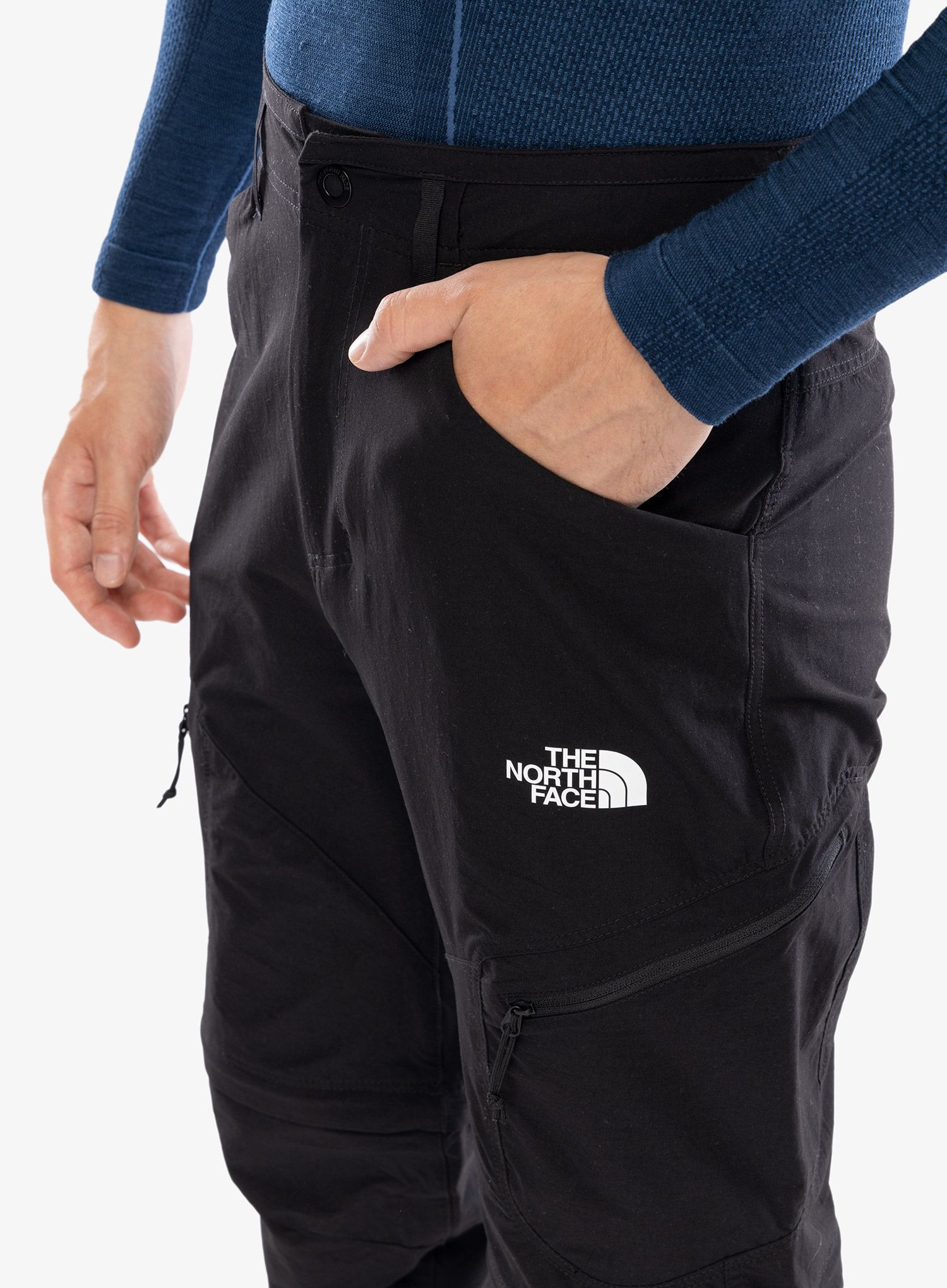 Pohodniške hlače The North Face Exploration Conv Reg Tapered Pant Eu - tnf black