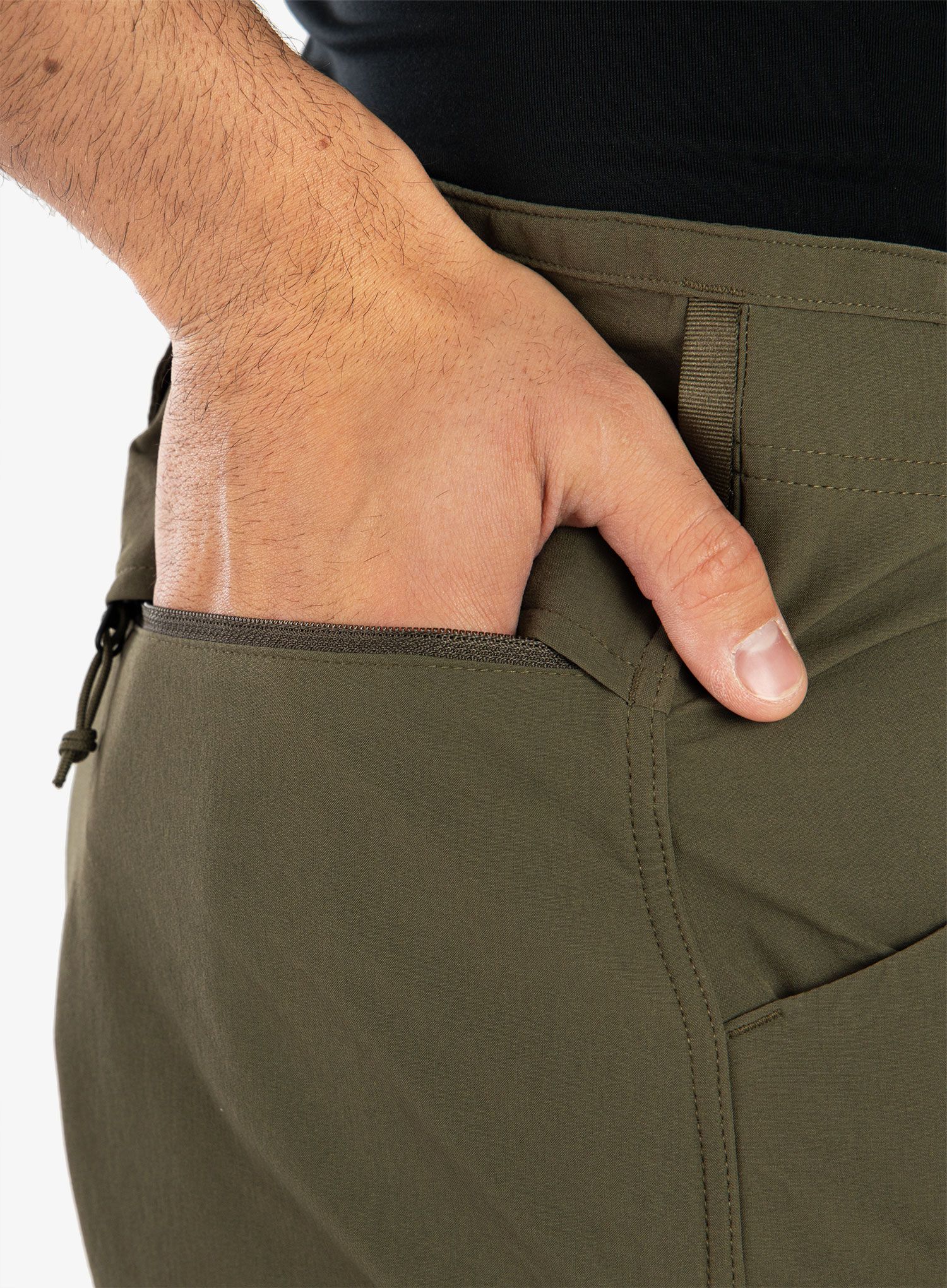 Pohodniške hlače The North Face Exploration Conv Reg Tapered Pant Eu - new taupe green