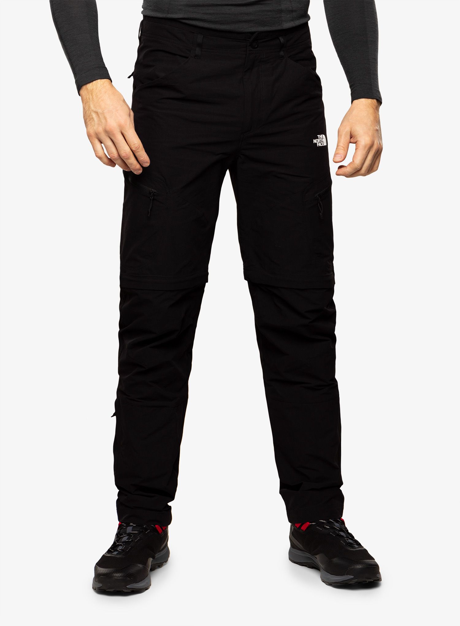 Hlače The North Face Exploration Conv Reg Tapered Pant Eu - tnf black