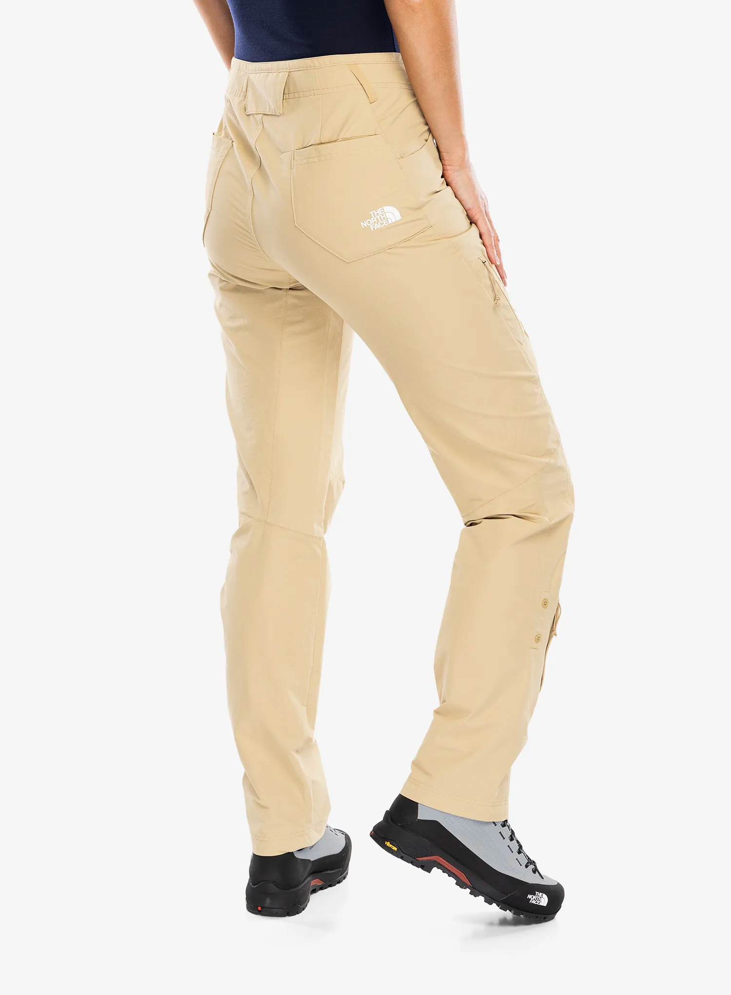 Ženske pohodniške hlače The North Face Exploration Pant - khaki stone