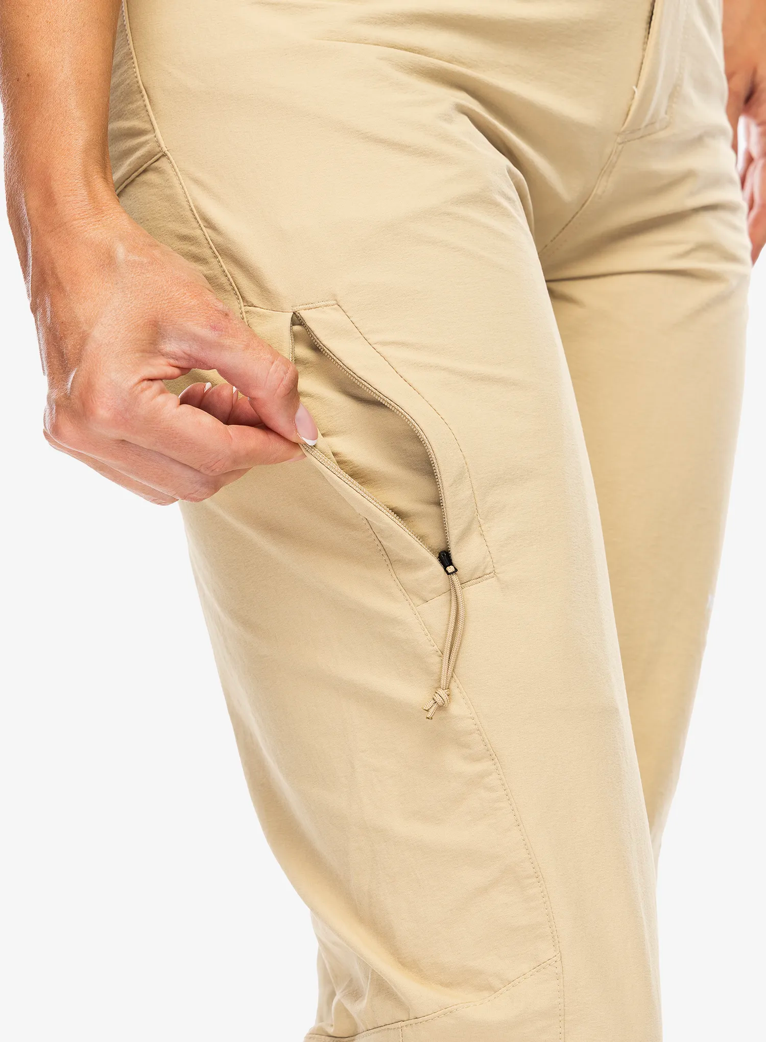 Ženske pohodniške hlače The North Face Exploration Pant - khaki stone