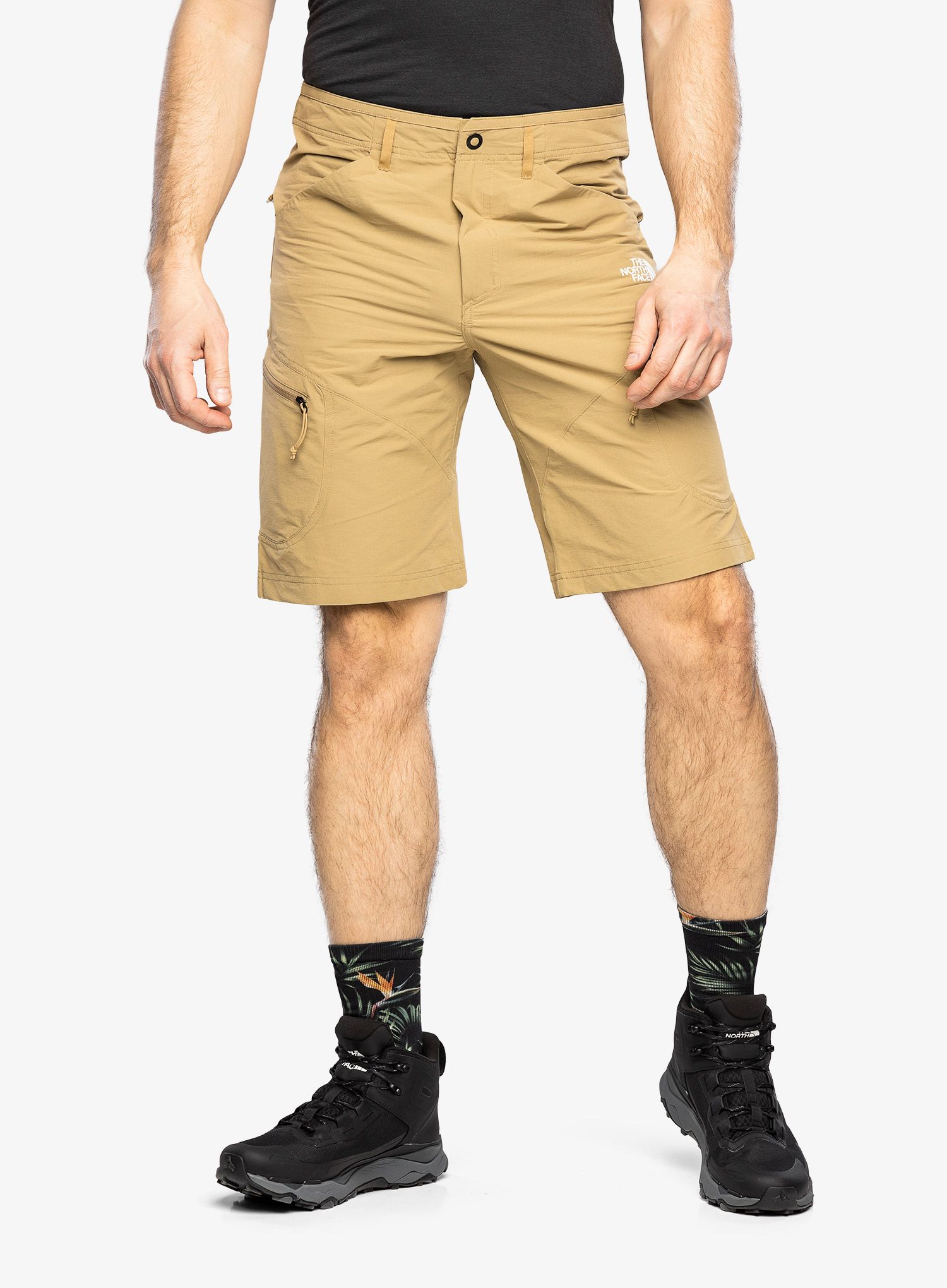 Kratke pohodniške hlače The North Face Exploration Short - kelp tan